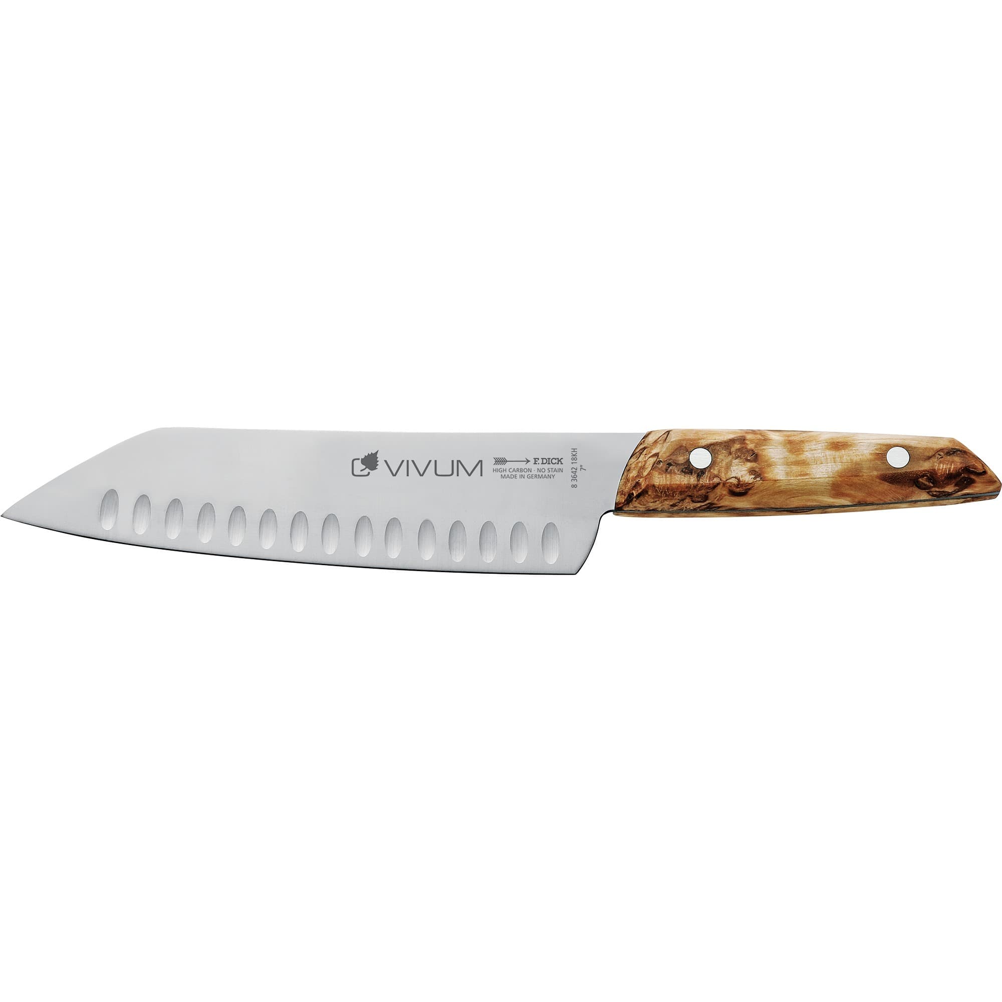 VIVUM Santoku Kullenschliff, 18cm, Messer – Bild 1
