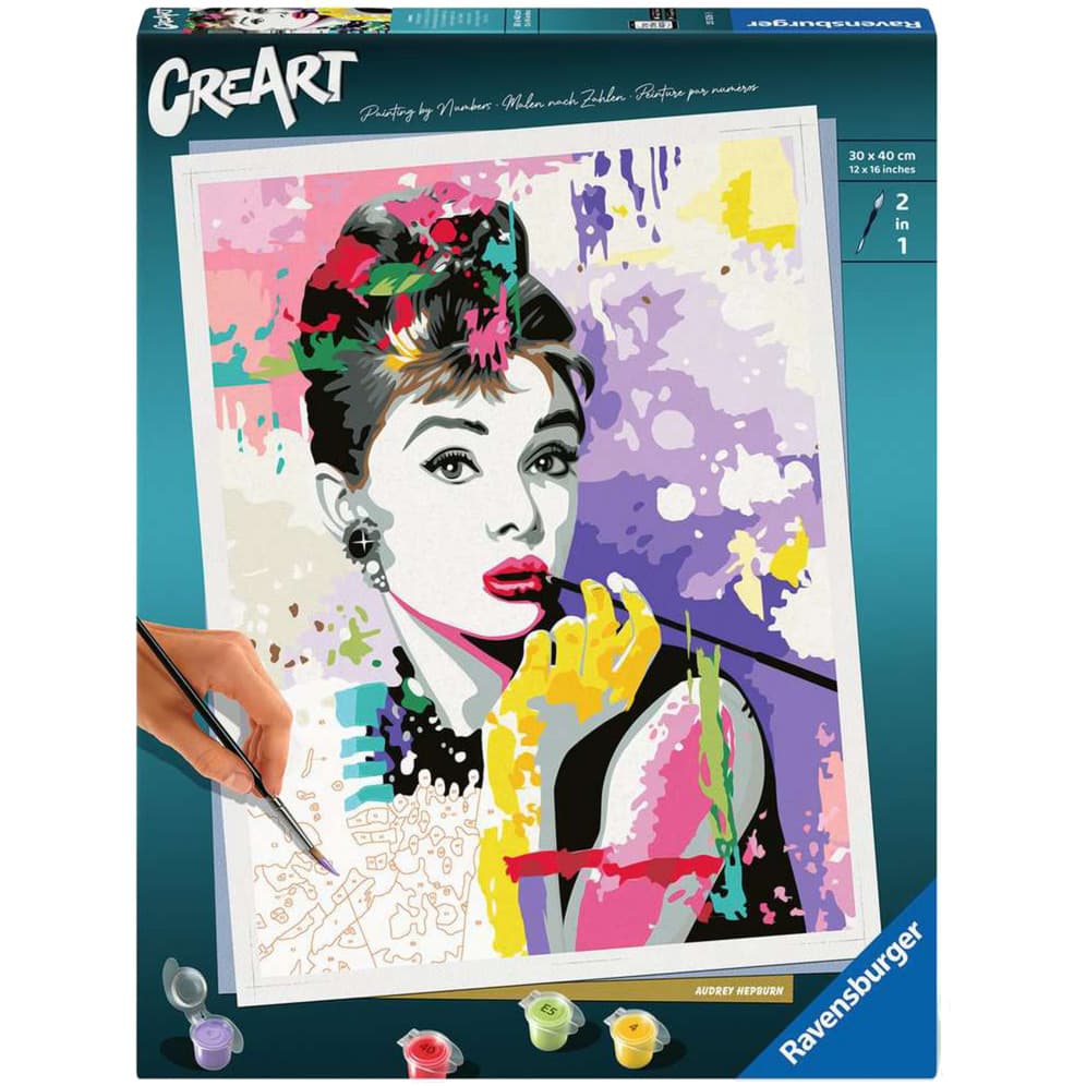 CreArt Premium - Audrey Hepburn, Malen – Bild 1