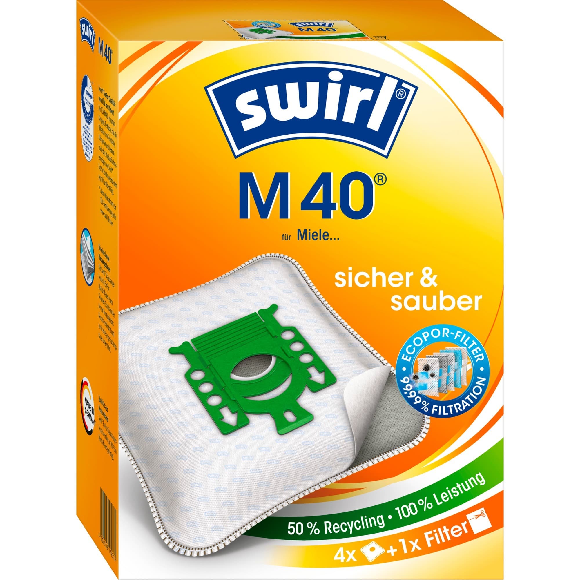 Staubsaugerbeutel M40 EcoPor – Bild 1