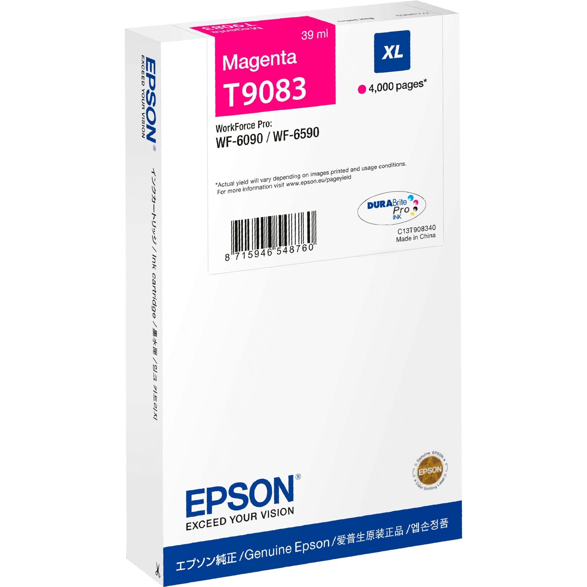 Tinte magenta T9083 (C13T908340) – Bild 1
