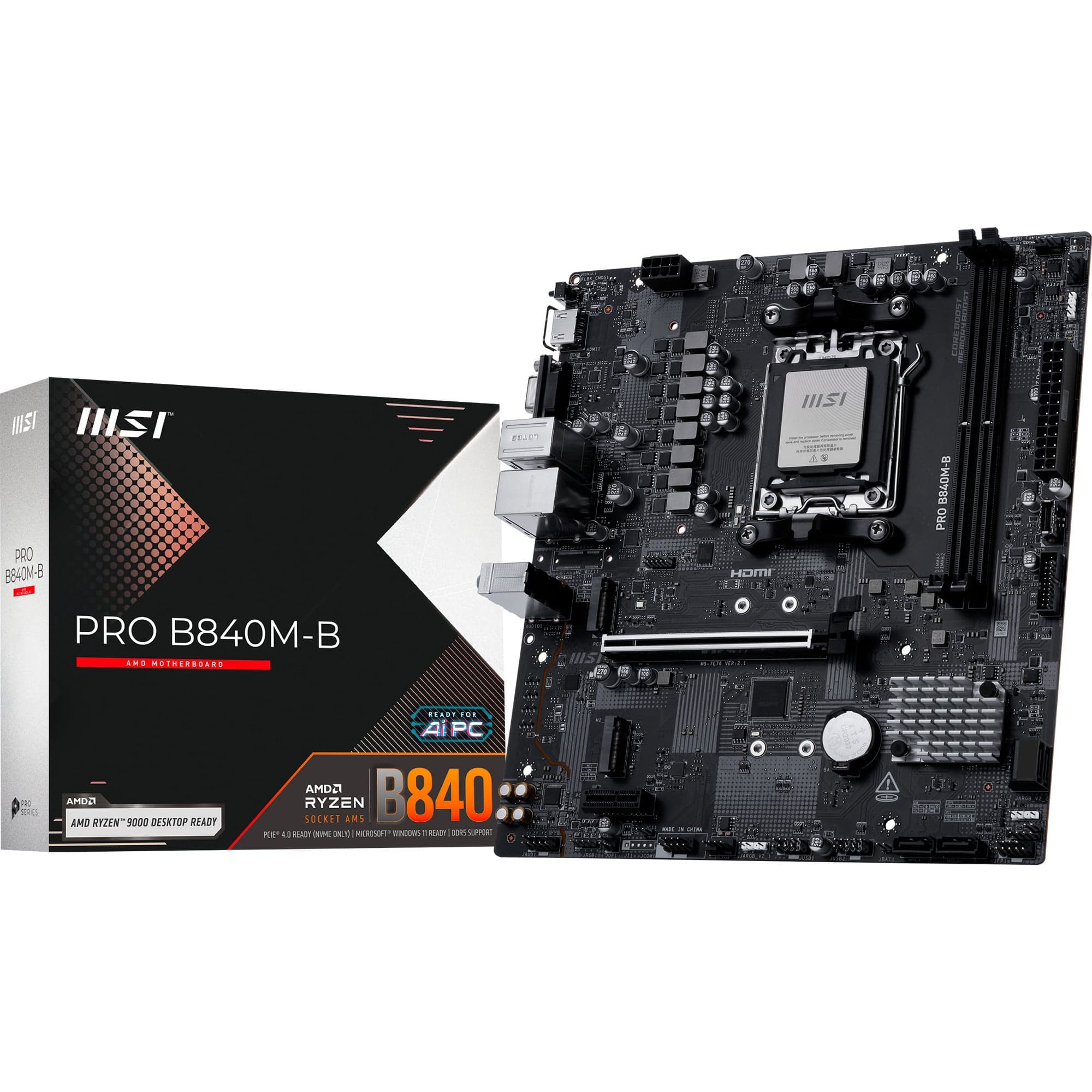 PRO B840M-B, Mainboard – Bild 1