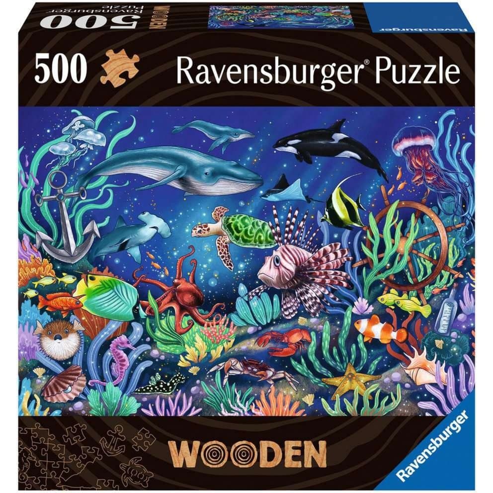 Wooden Puzzle Unten im Meer – Bild 1
