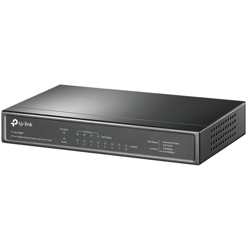 TL-SG1008P, Switch – Bild 1