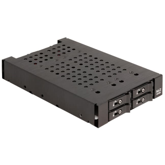 3.5″ Wechselrahmen für 4 x M.2 NVMe SSD – Bild 1