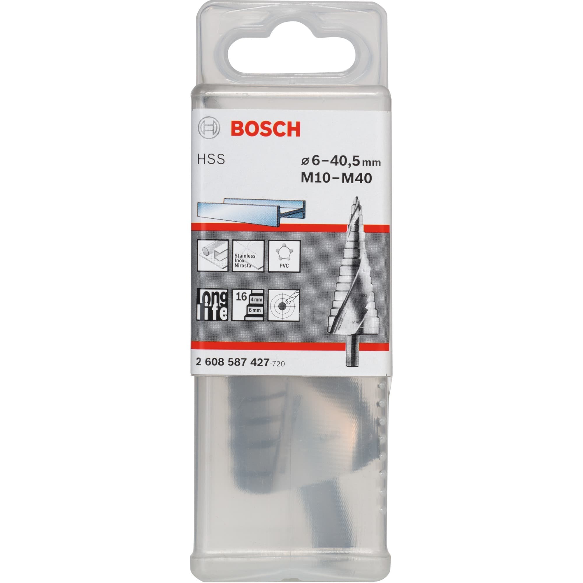HSS-Stufenbohrer, Ø 6mm - Ø 40,5mm, M 10 - M 40 – Bild 1