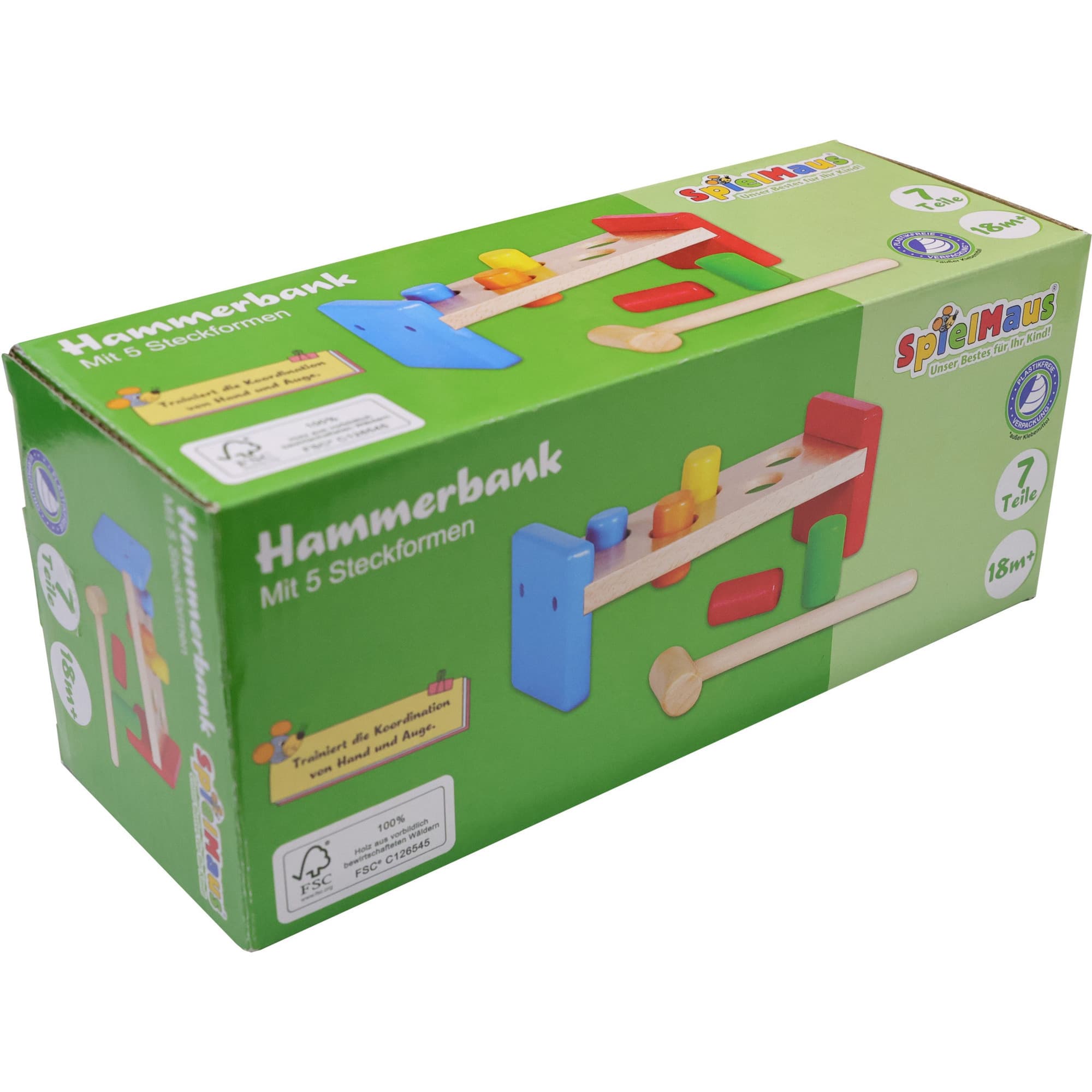 Holz Hammerbank, 7-teilig, Werkbank