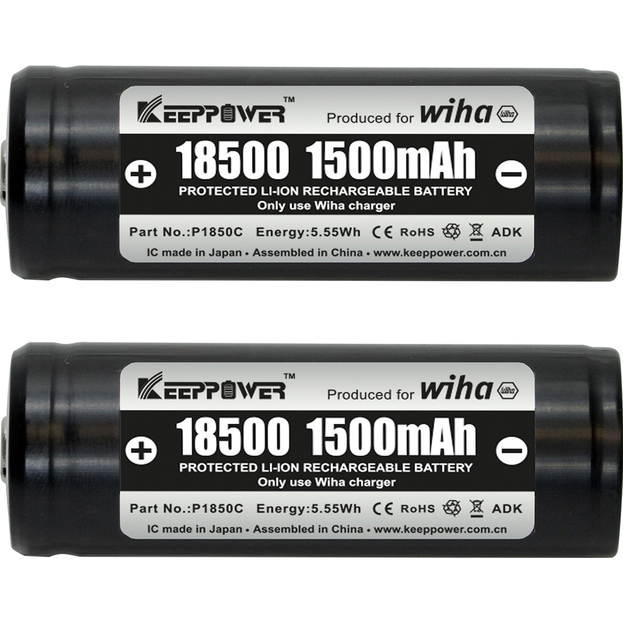 Akku-Set 18500 Li-Ion – Bild 1