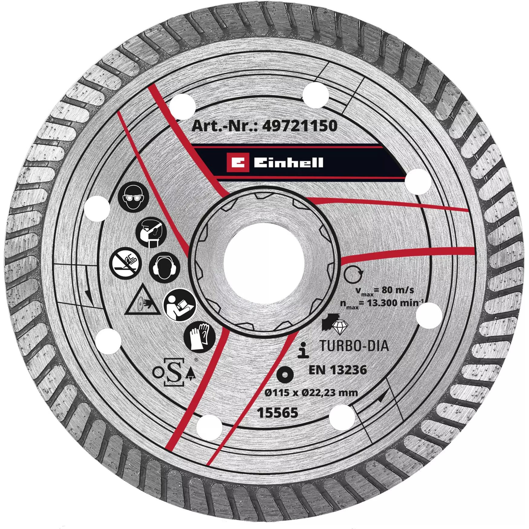 Diamant-Trennscheibe dünn, Ø 115 x 1,4mm – Bild 1