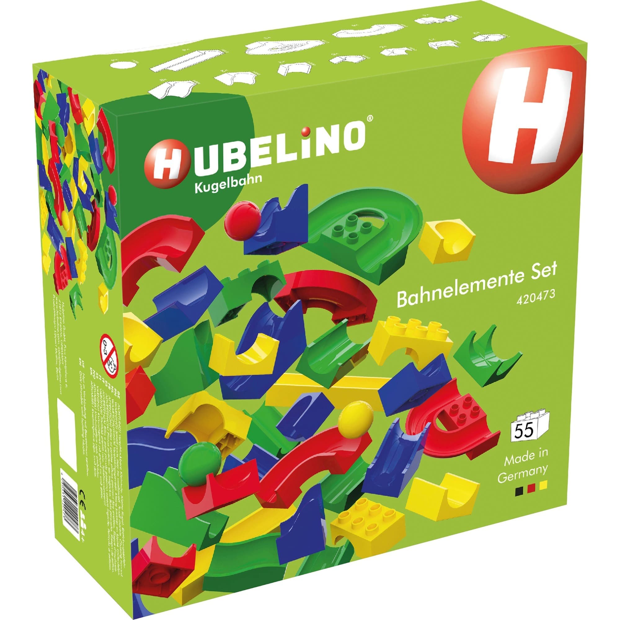 Kugelbahn 55-teiliges Bahnelemente Set – Bild 1