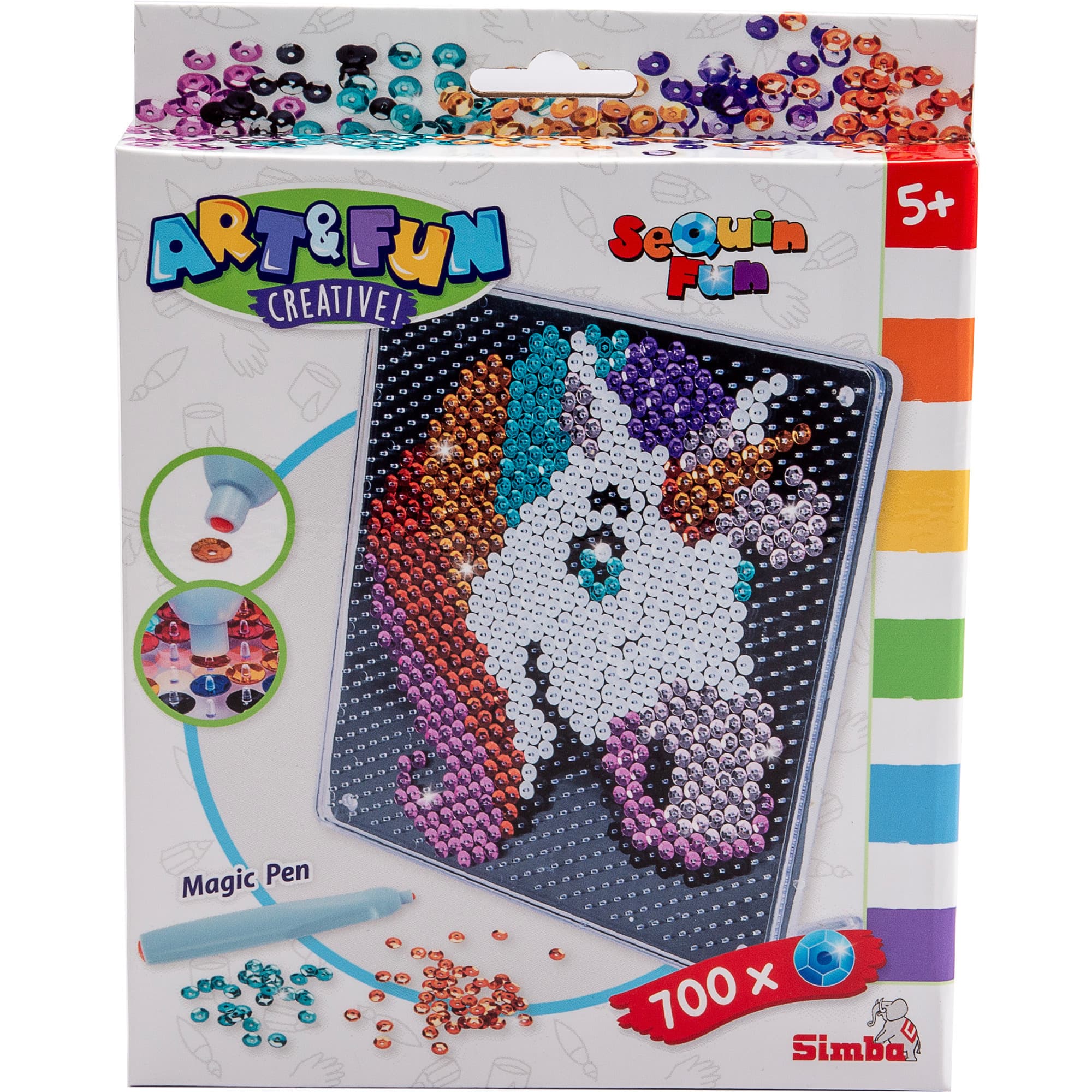 Art & Fun Sequin Einhorn, Basteln – Bild 1