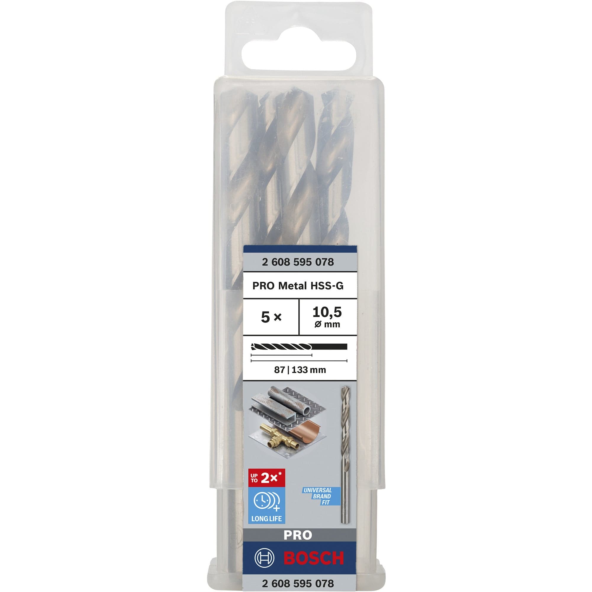 PRO Metal HSS-G Spiralbohrer, Ø 10,5mm – Bild 1
