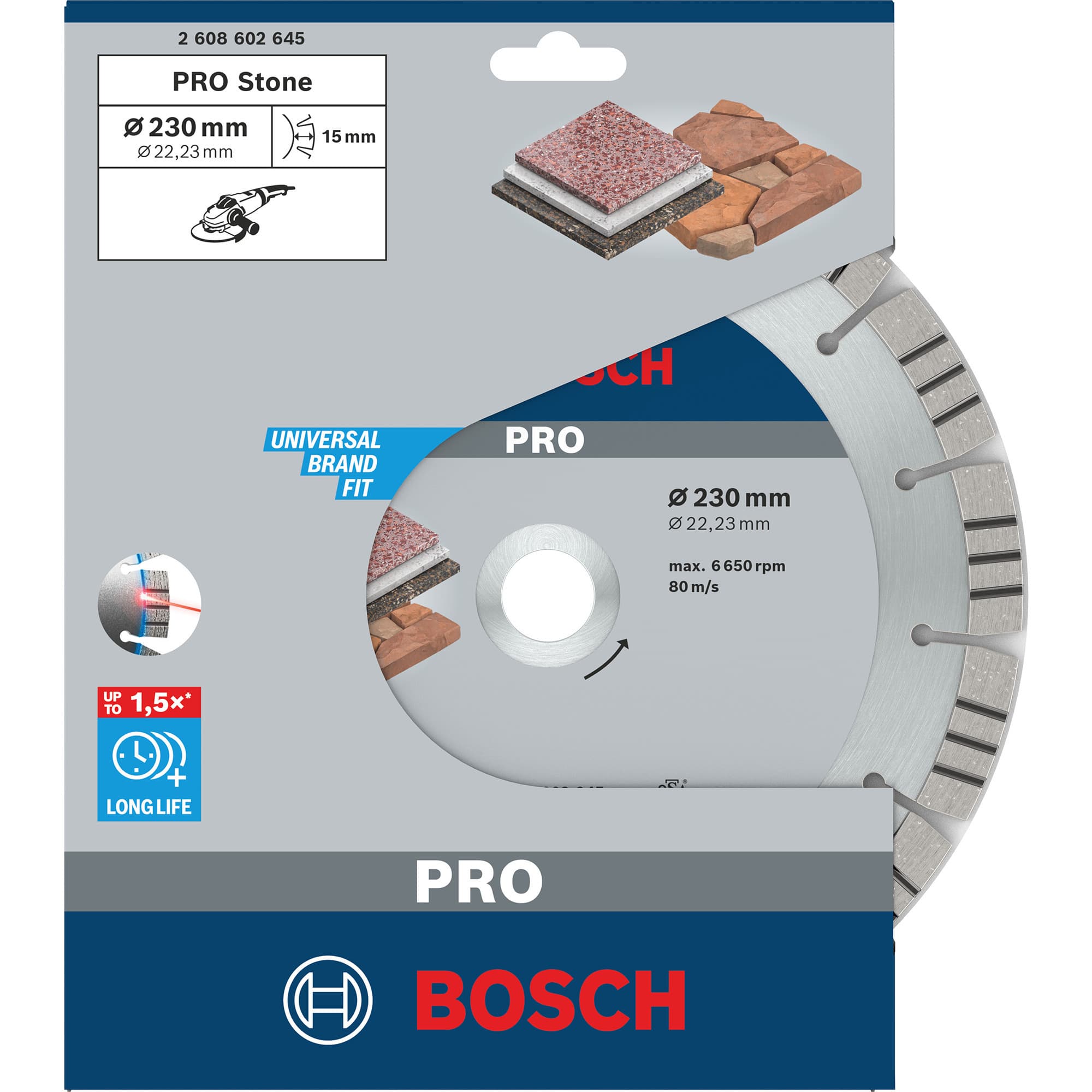 PRO Stone Diamanttrennscheibe, Ø 230mm – Bild 1