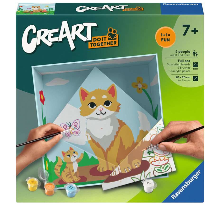 CreArt Do it together - Katze, Malen – Bild 1