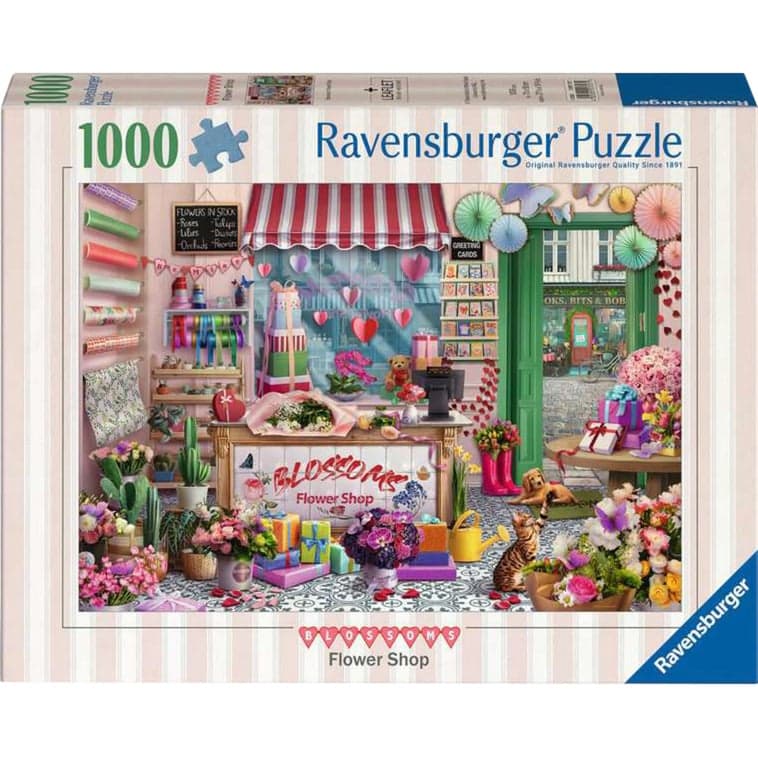 Puzzle Der kleine Blumenladen – Bild 1
