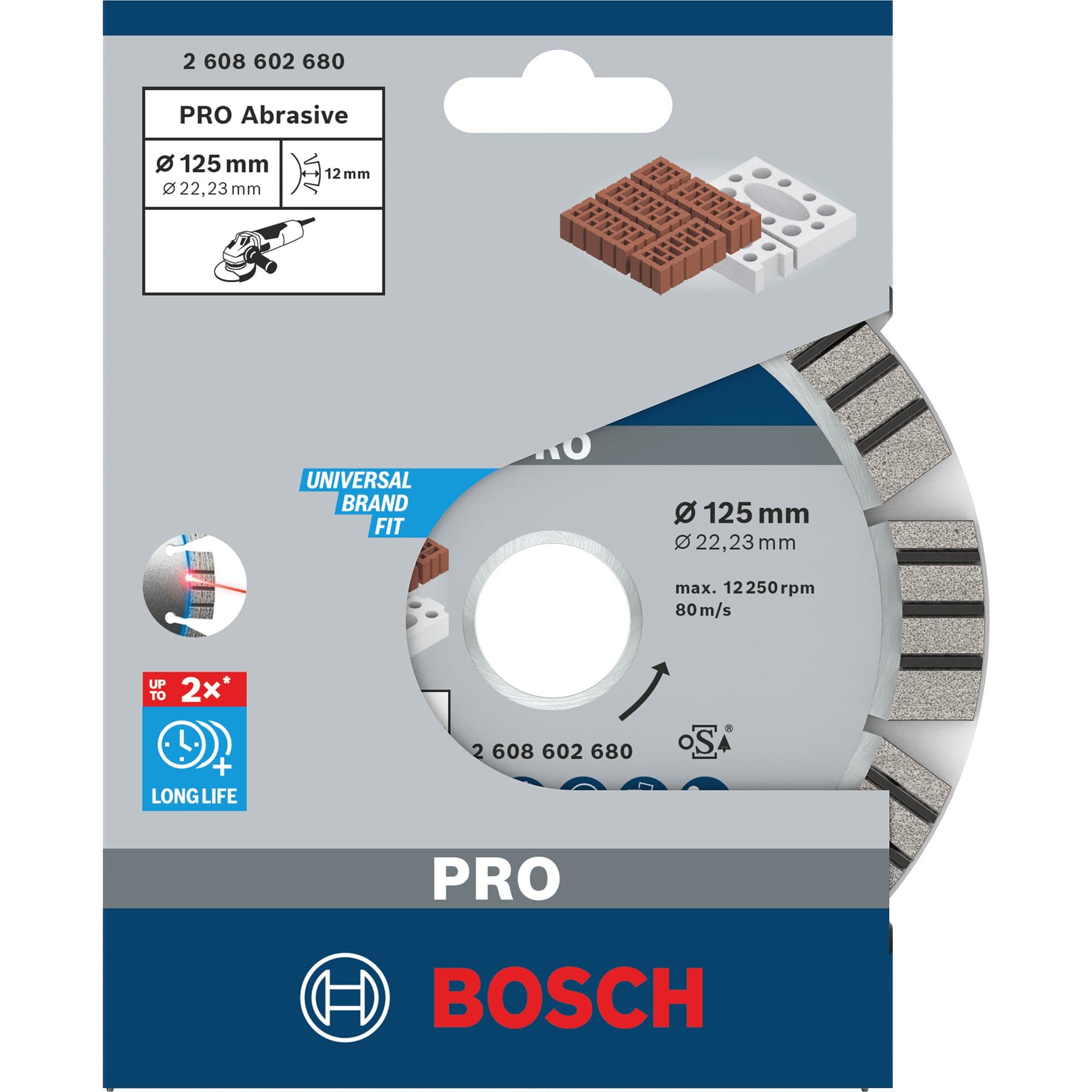 PRO Abrasive Diamanttrennscheibe, Ø 125mm