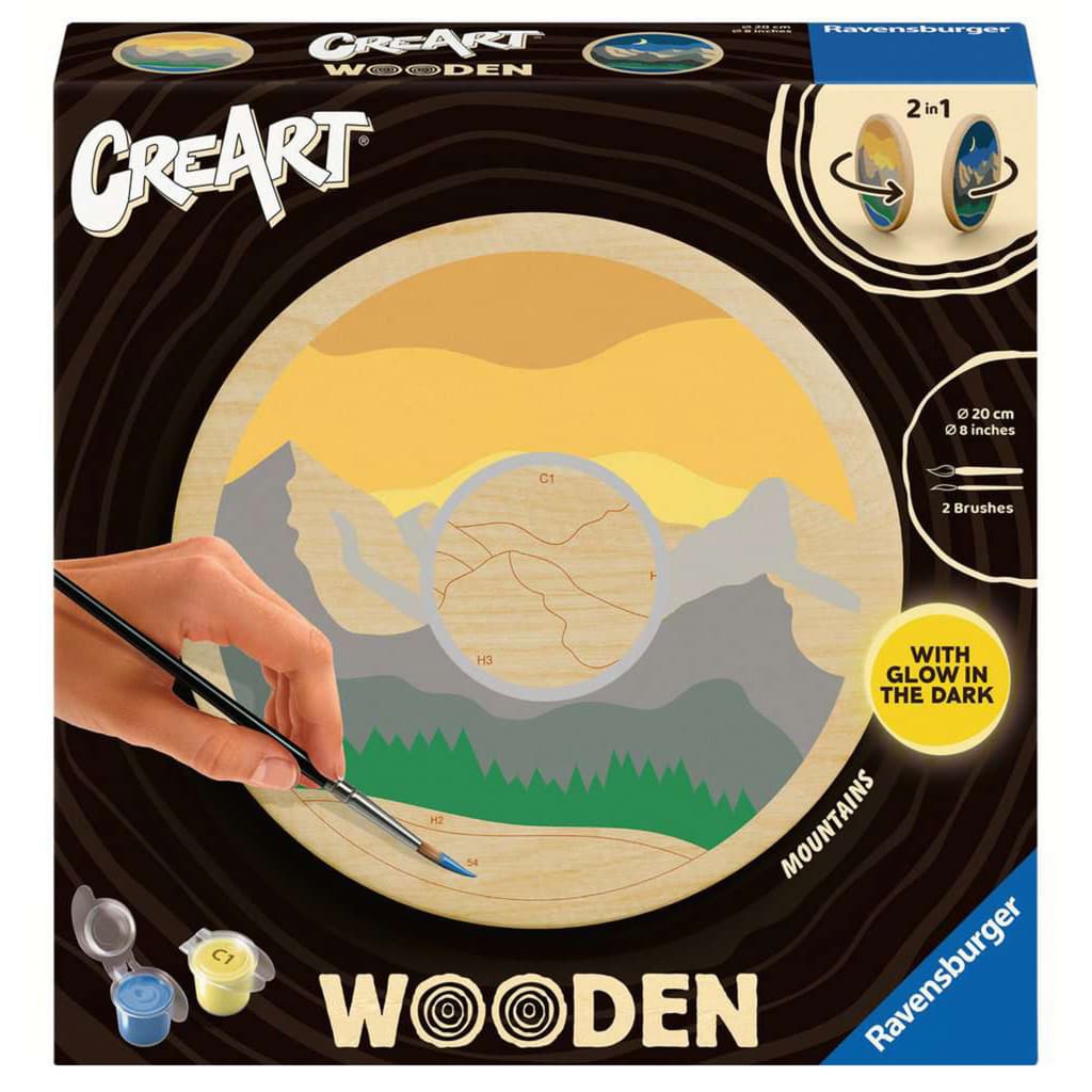 CreArt Wooden - Berge, Malen – Bild 1