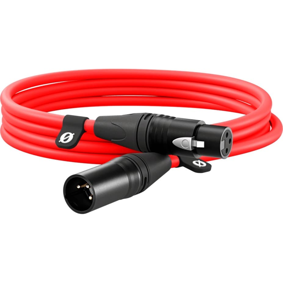 Premium XLR-Kabel XLR3M-R red – Bild 1