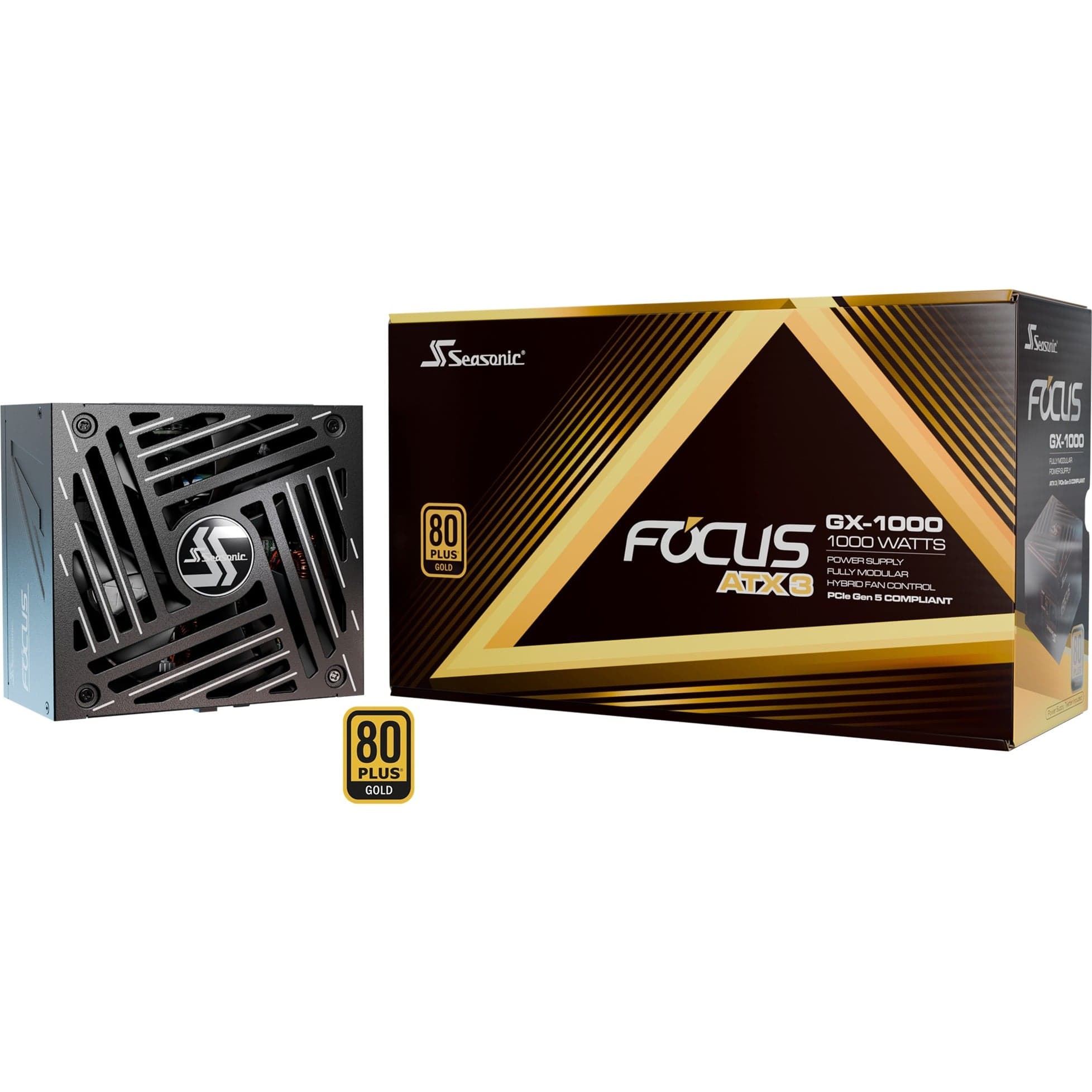 FOCUS GX-1000-V4 1000W ATX3.1, PC-Netzteil – Bild 1