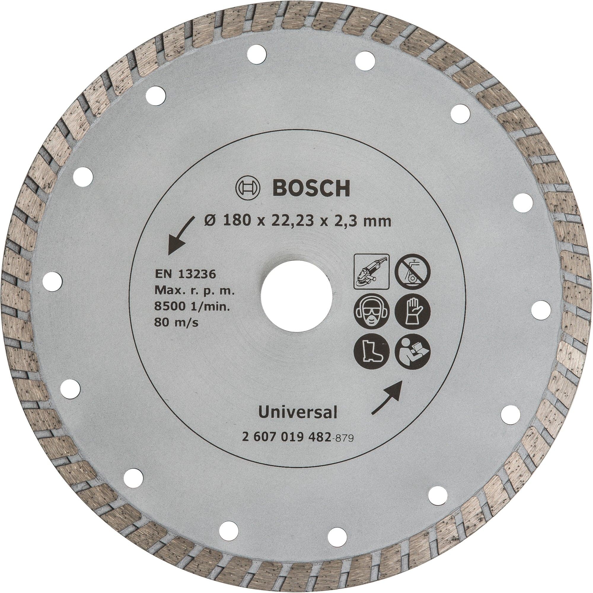 Diamanttrennscheibe Turbo, Ø 180mm – Bild 1