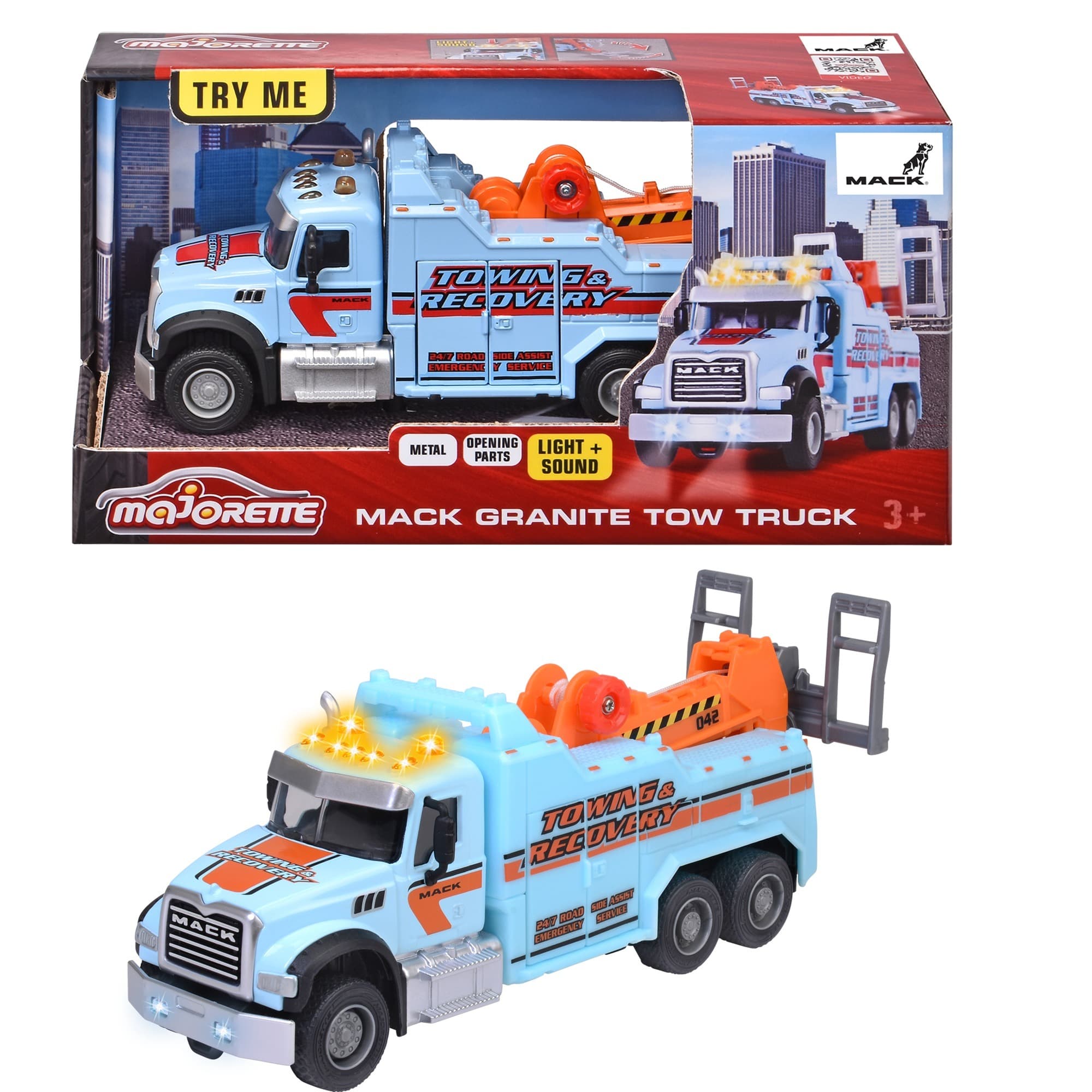 Mack Granite Abschleppwagen, Spielfahrzeug – Bild 1