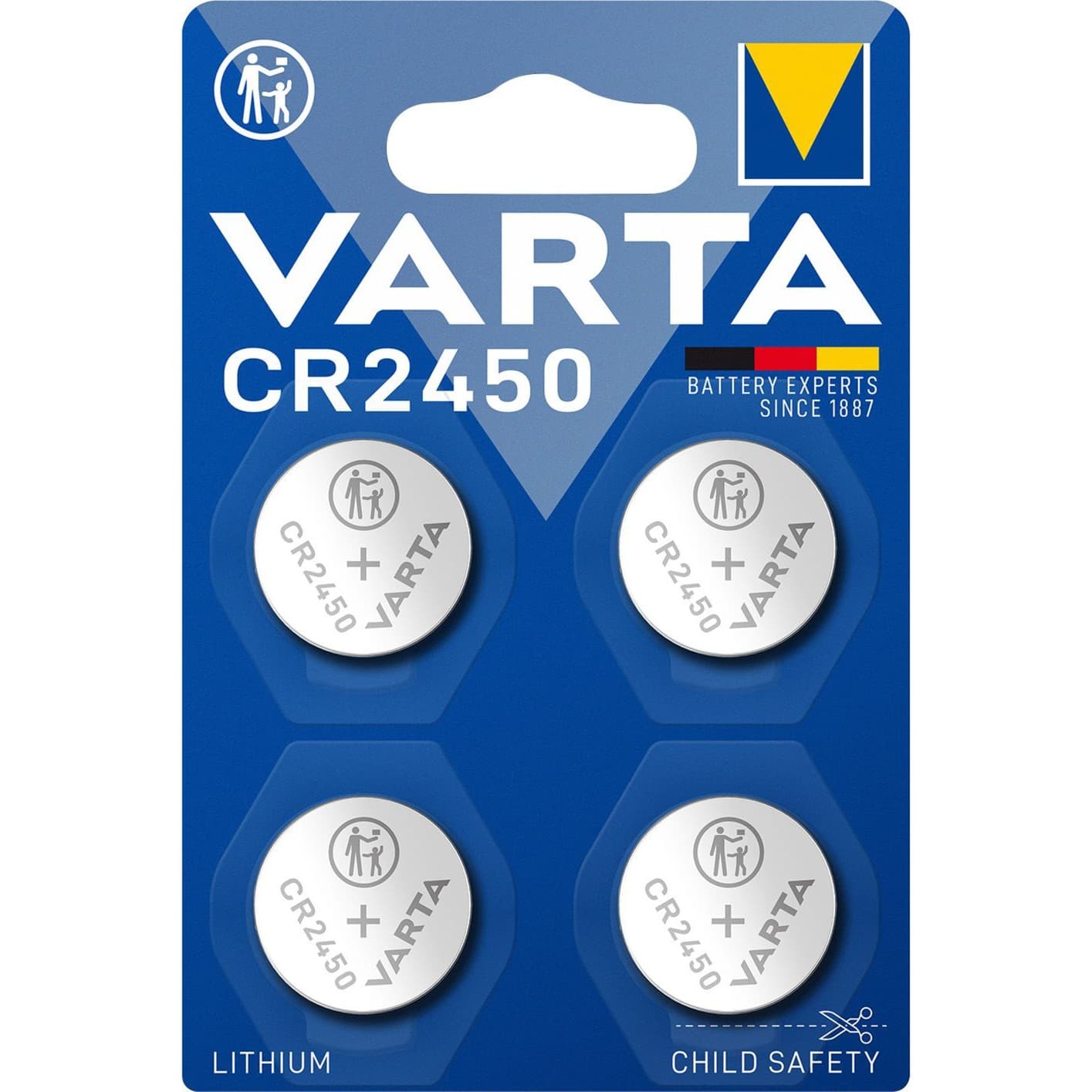 Lithium Coin Knopfzelle CR2450, Batterie – Bild 1