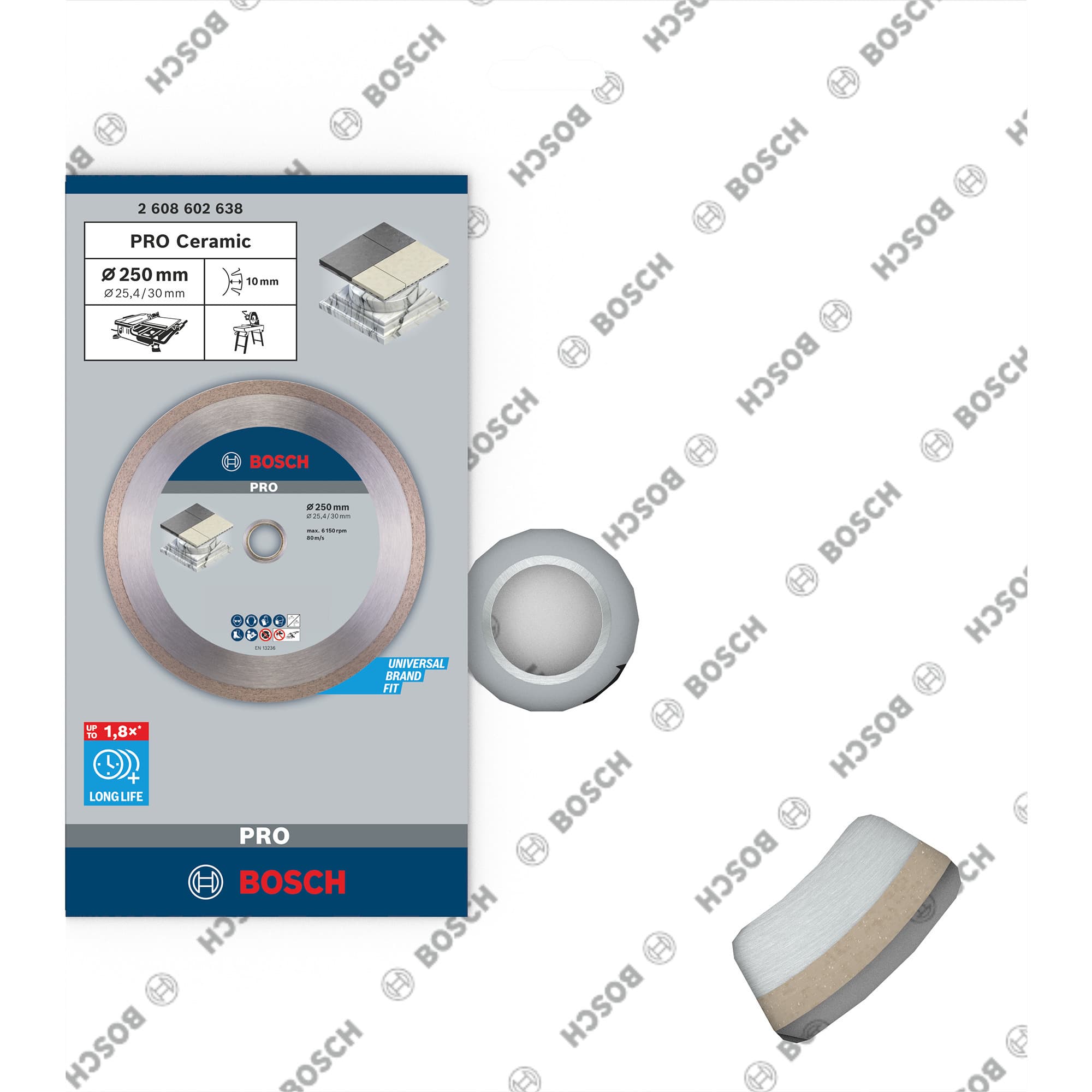 PRO Ceramic Diamant-Trennscheibe, Ø 250mm