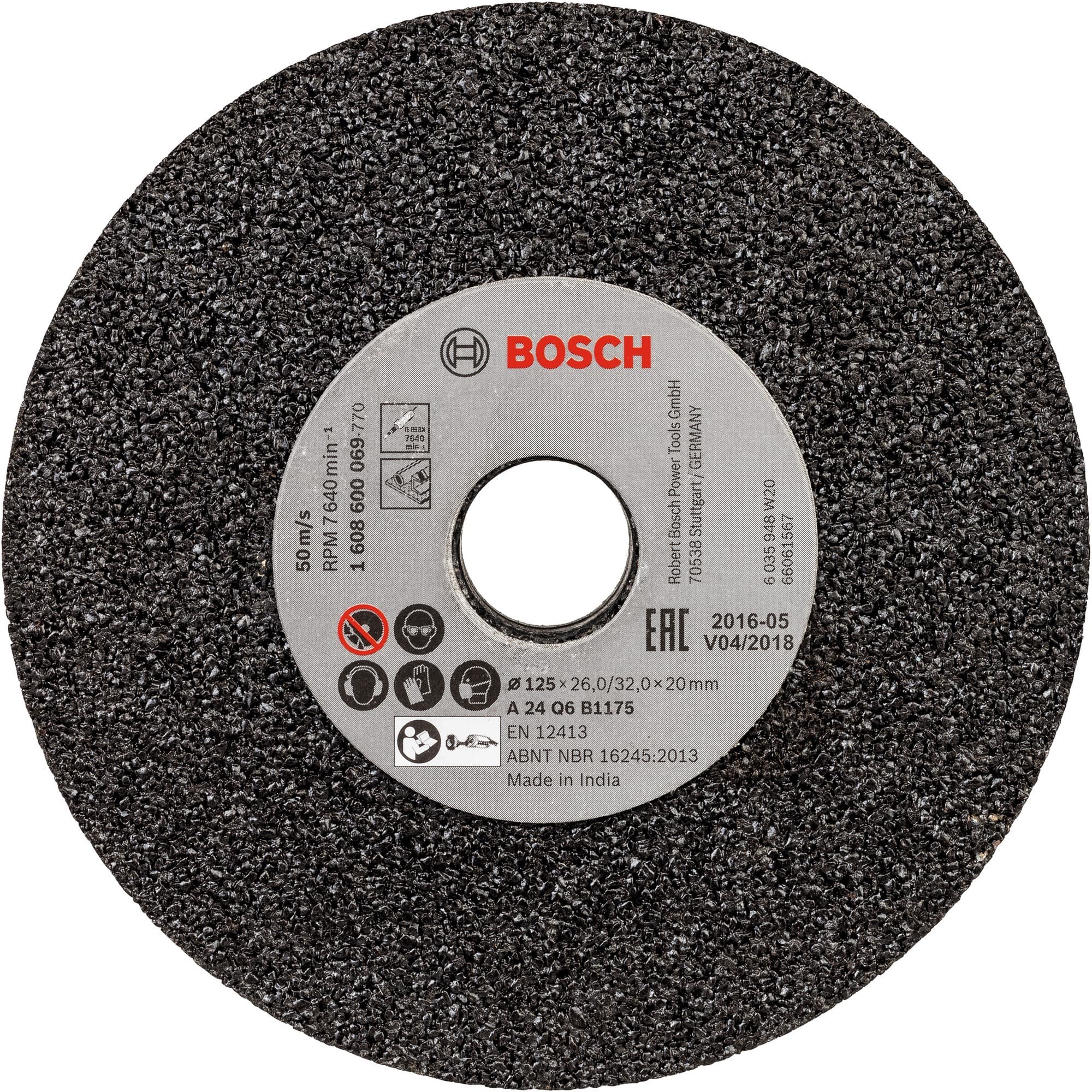 PRO Metal Schleifscheibe, Ø 125mm, K24 – Bild 1