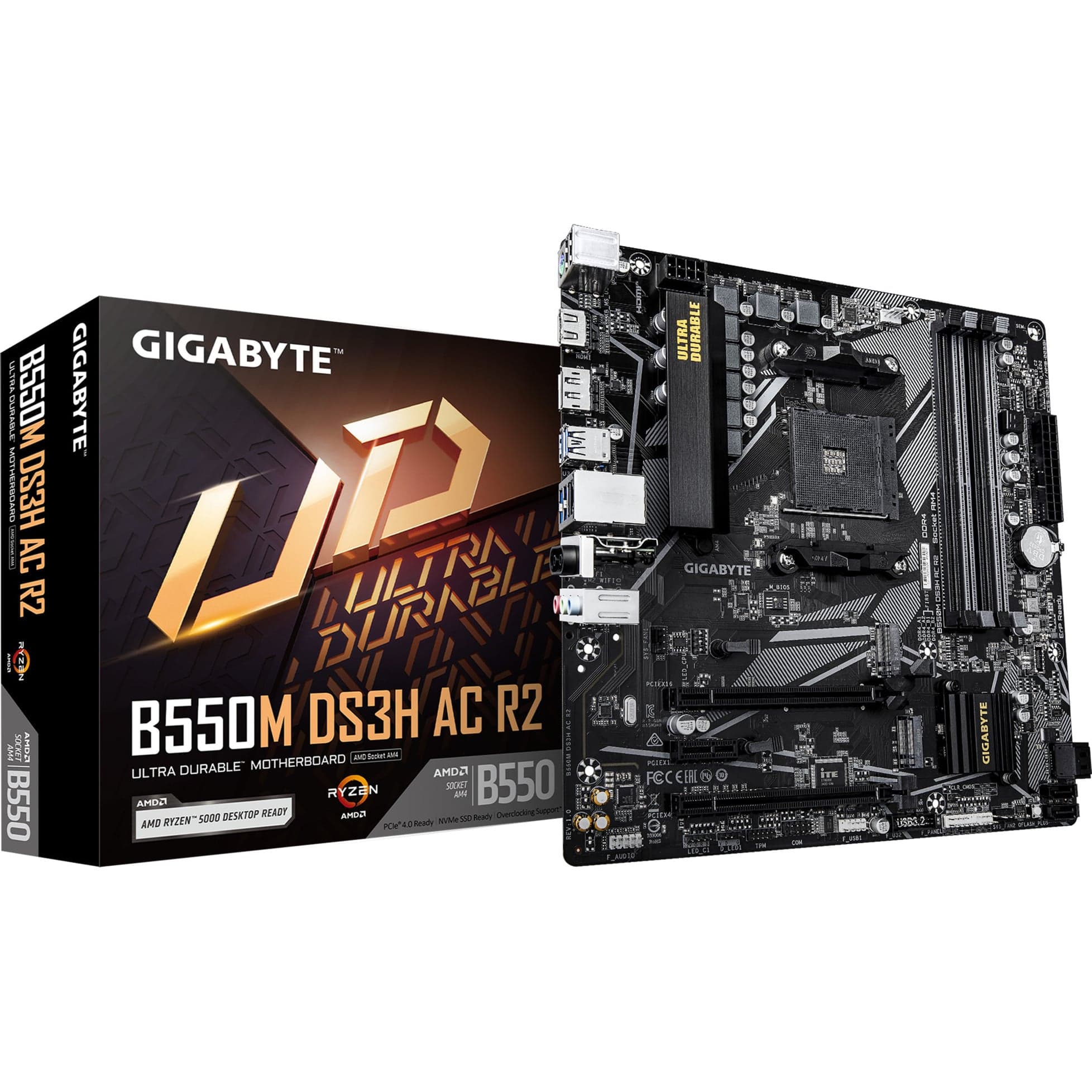 B550M DS3H AC R2, Mainboard – Bild 1