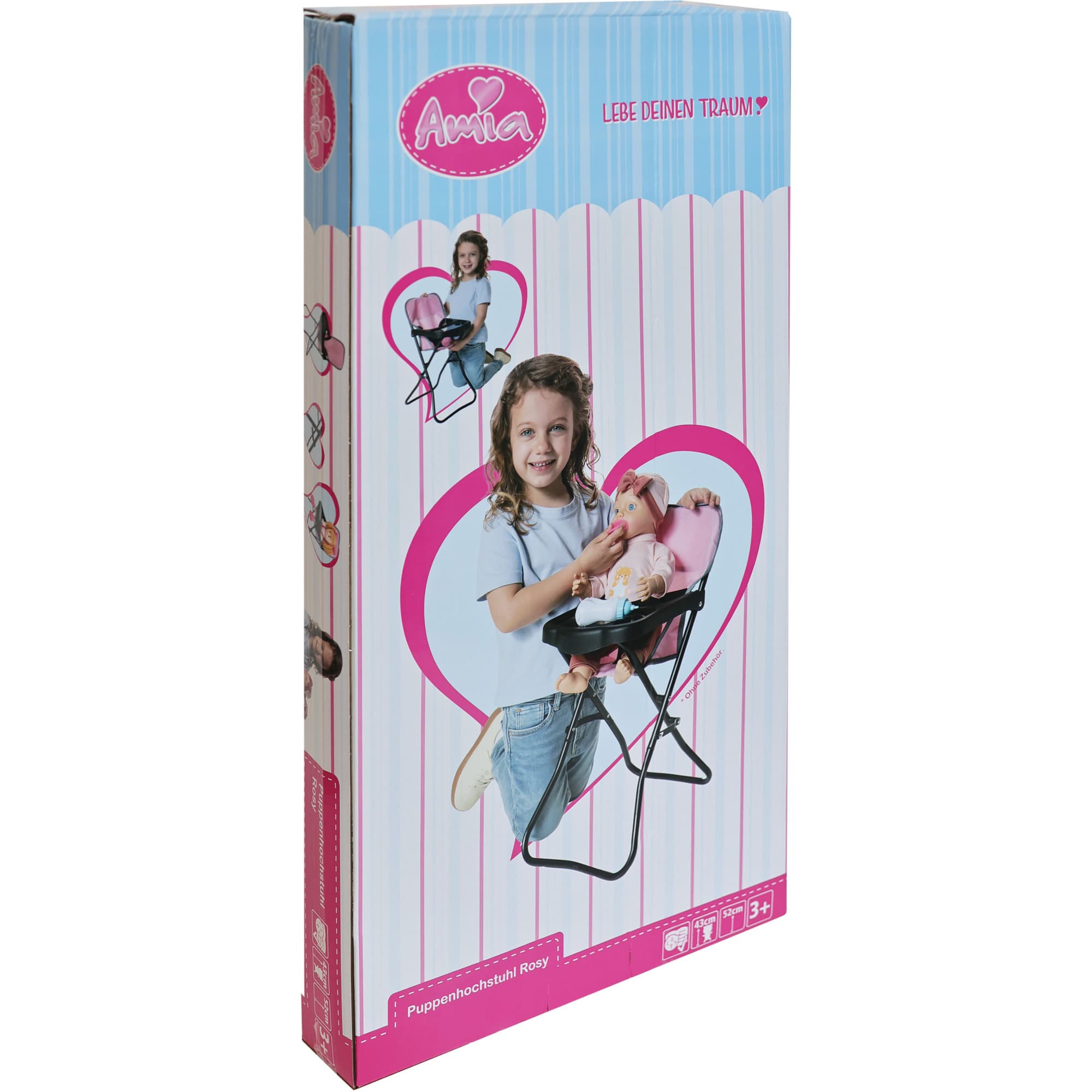 Puppenhochstuhl Rosy, Puppenmöbel – Bild 1