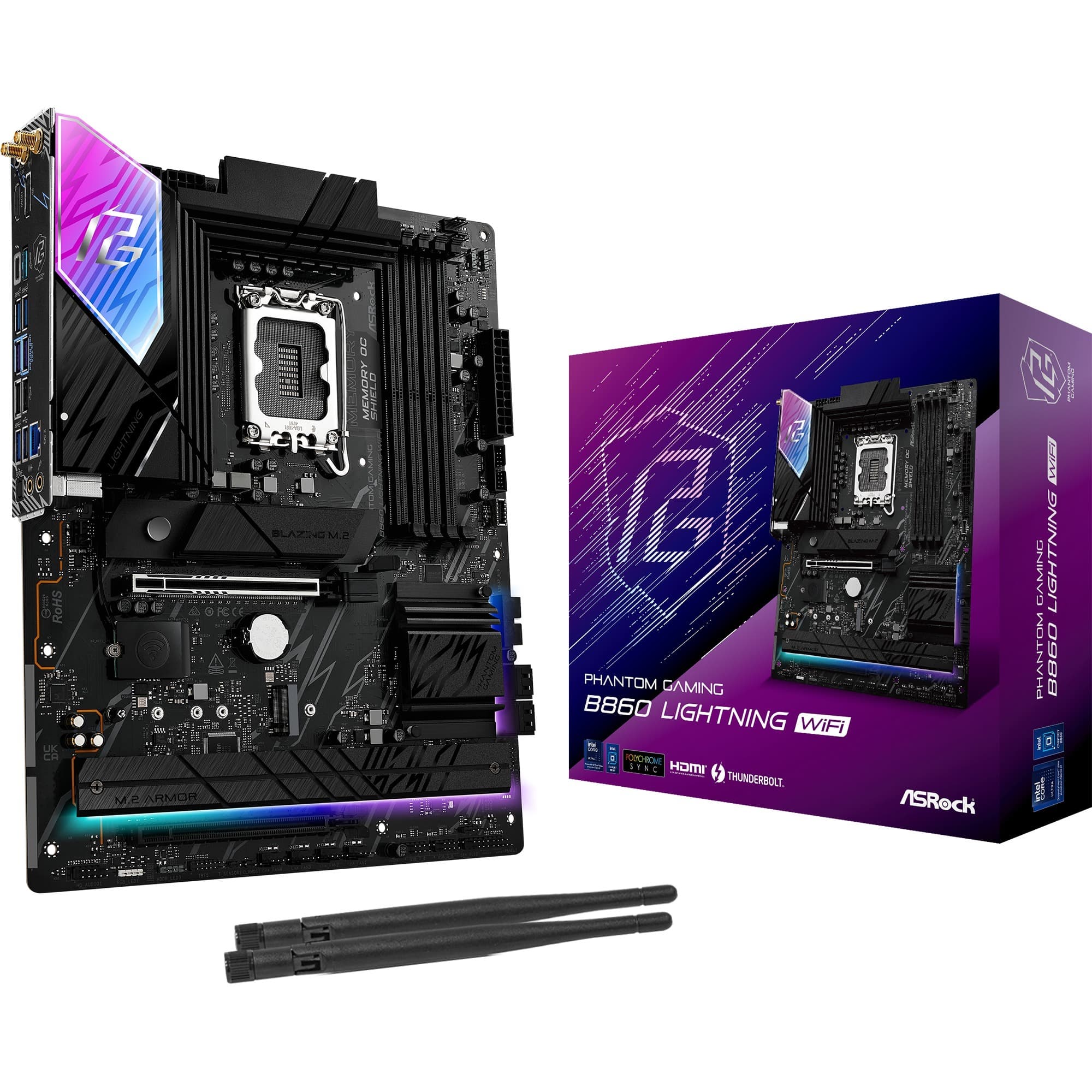 B860 Lightning WiFi, Mainboard – Bild 1