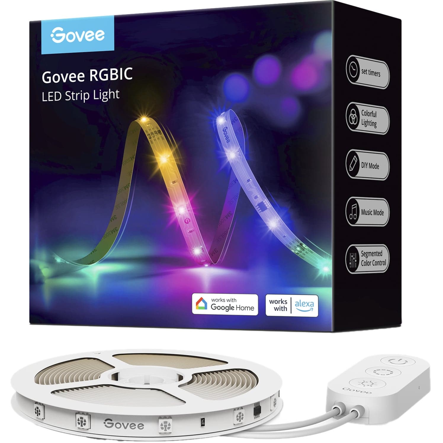 RGBIC LED Strip Light 5 Meter, LED-Streifen – Bild 1