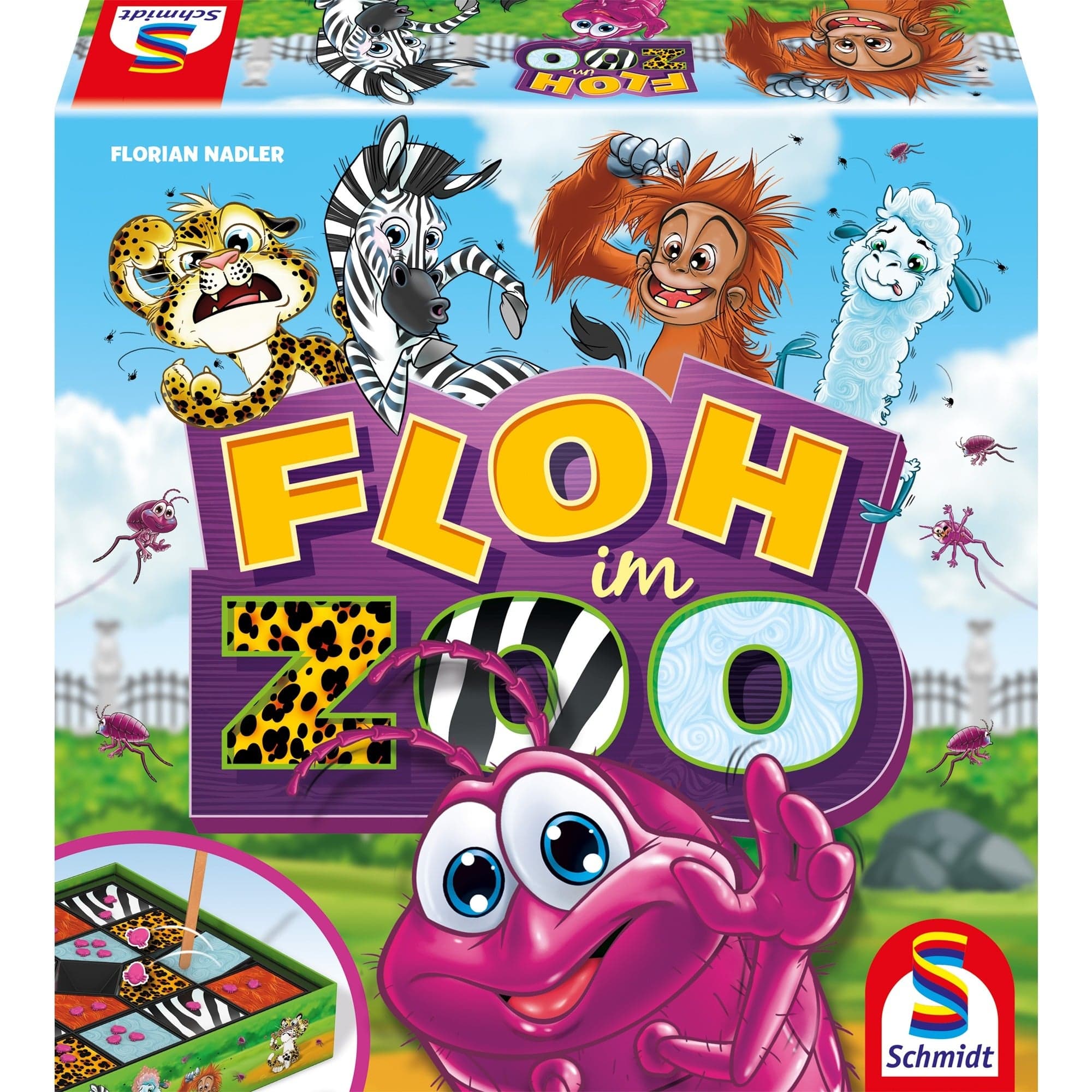 Floh im Zoo, Brettspiel – Bild 1