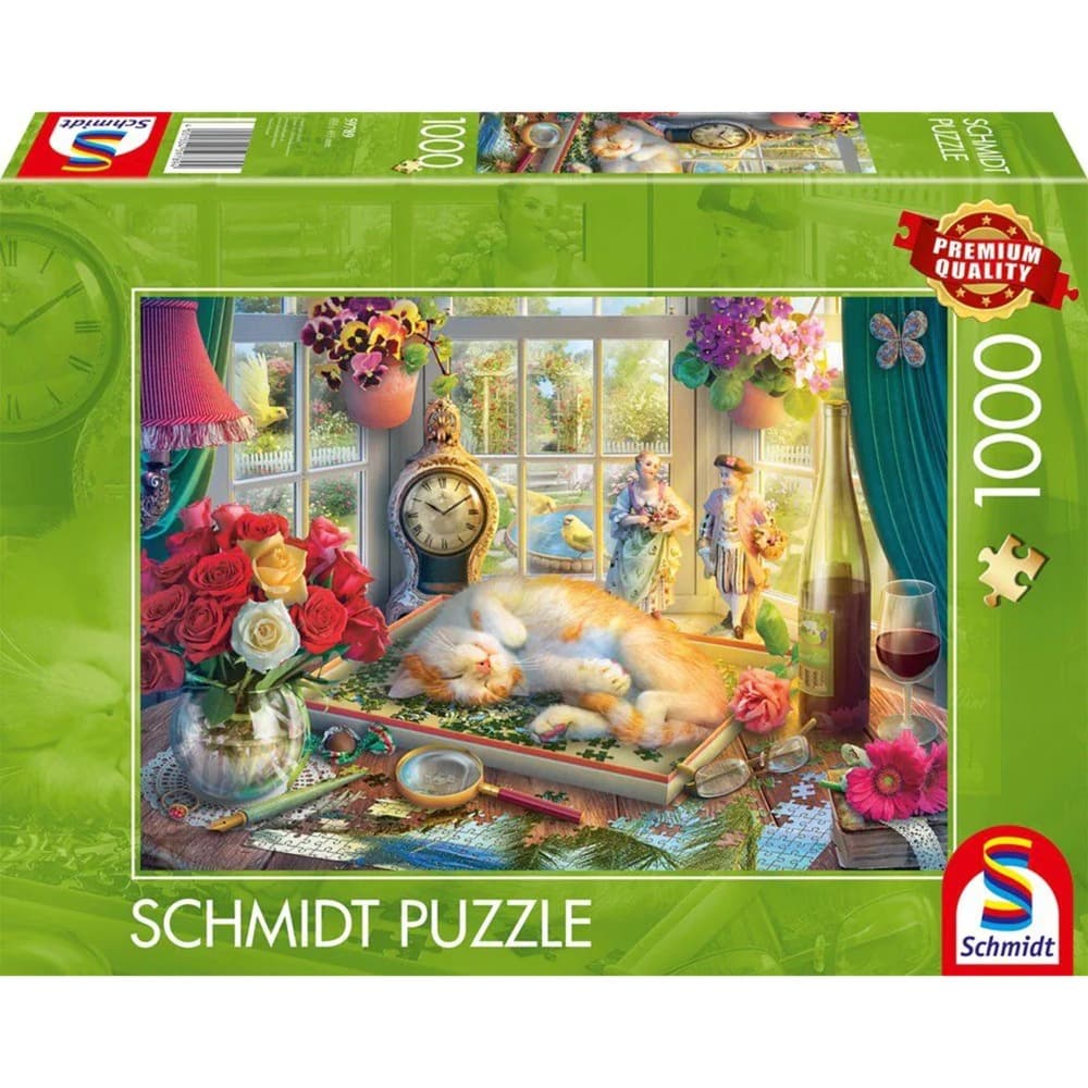Puzzlezeit mit Katze – Bild 1