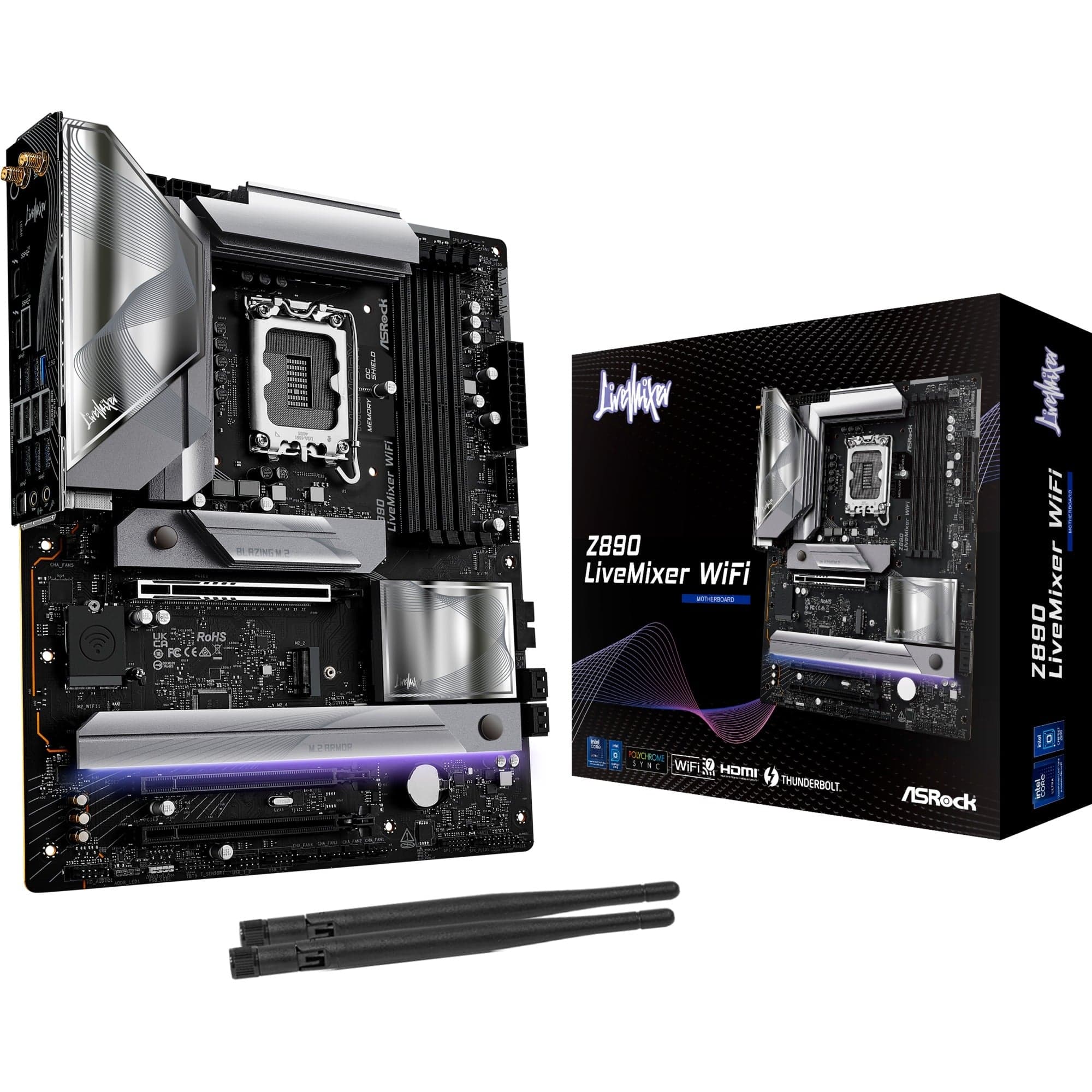 Z890 LiveMixer WiFi, Mainboard