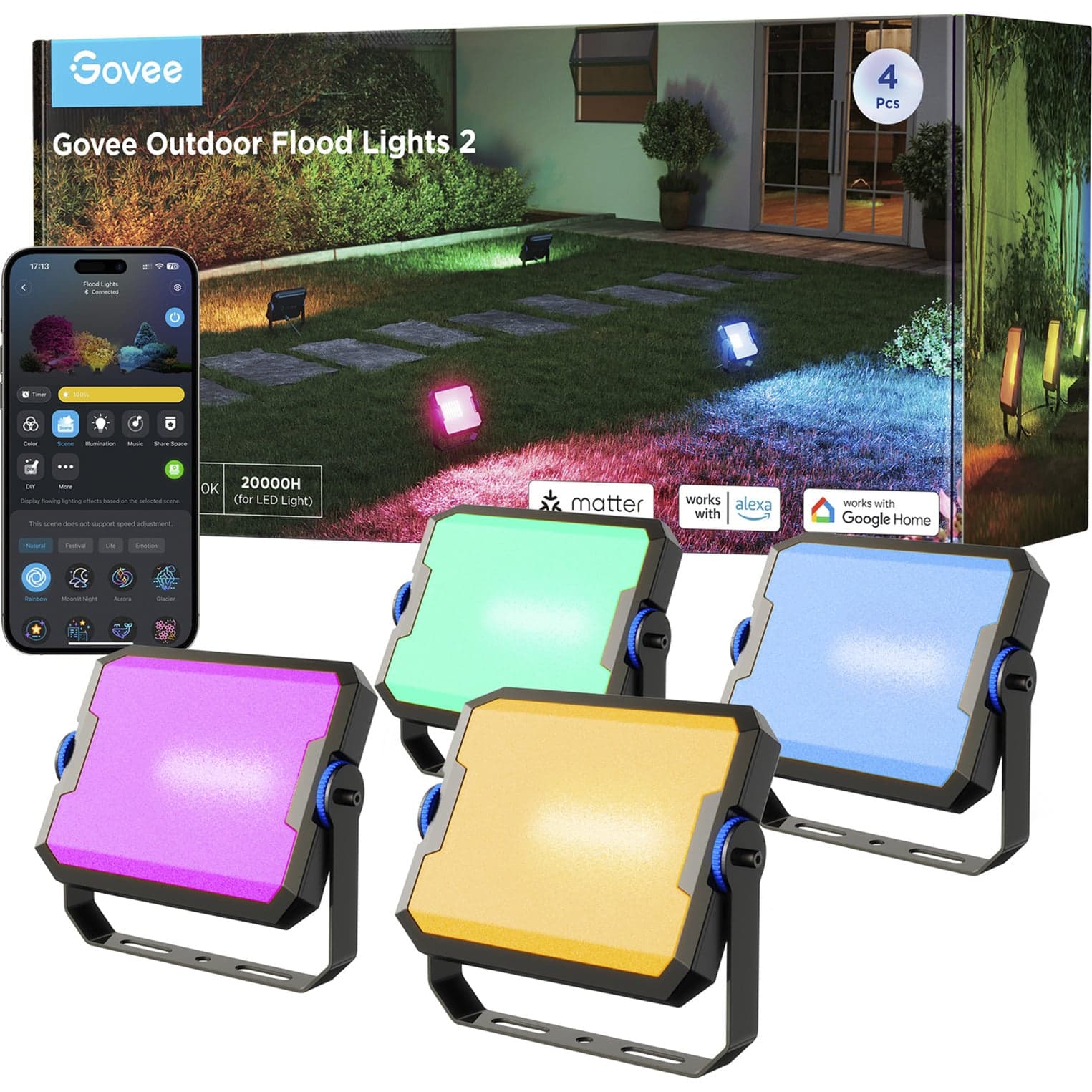 Outdoor Flood Lights, LED-Leuchte – Bild 1