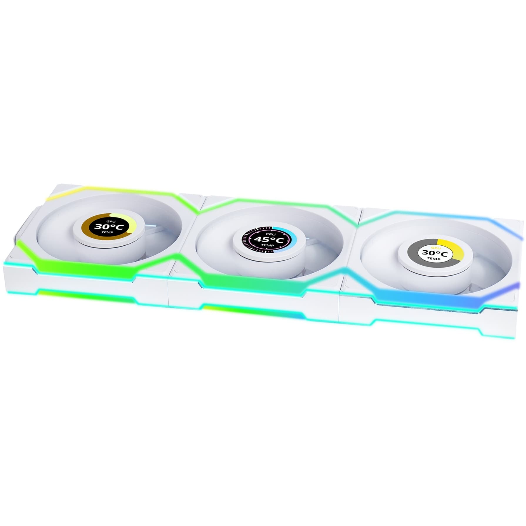 UNI FAN SL120 LCD Wireless , Gehäuselüfter – Bild 1