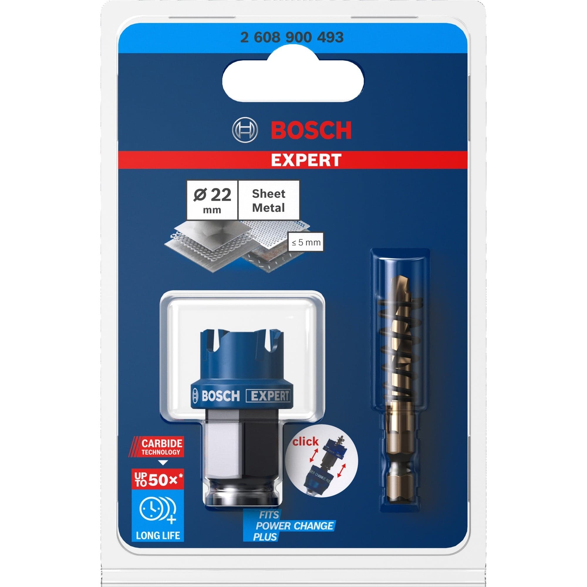 EXPERT Sheet Metal PC Plus Lochsäge, Ø 22mm – Bild 1