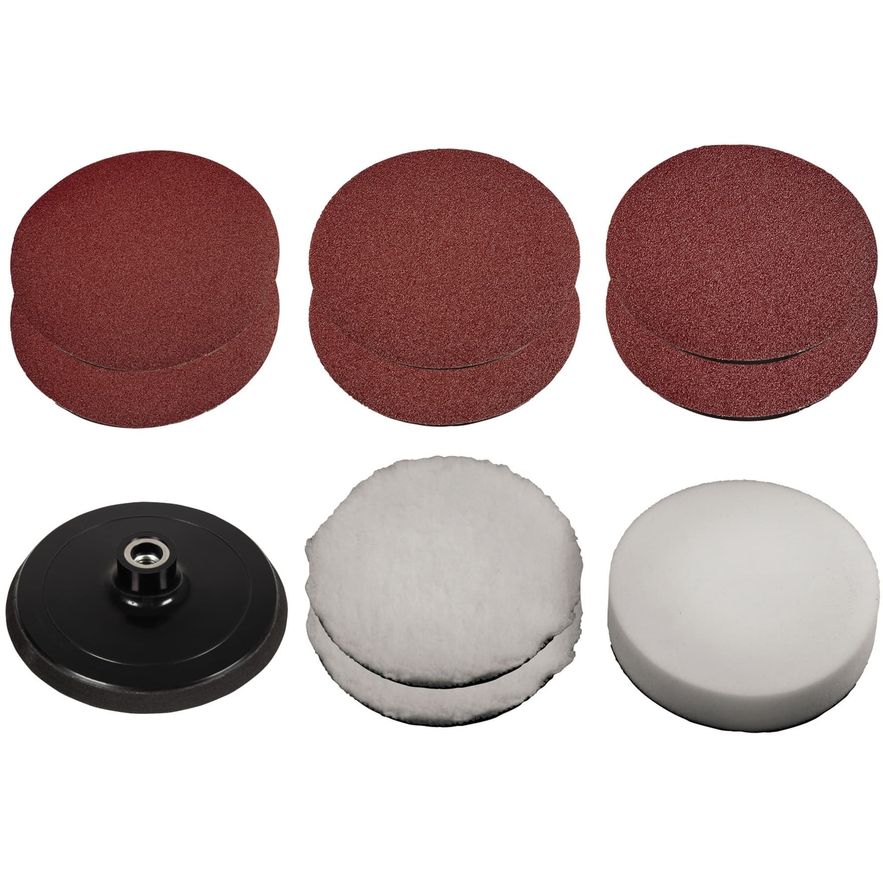 Teller-/ Polier-/ Schleifblatt-Set, 150mm – Bild 1