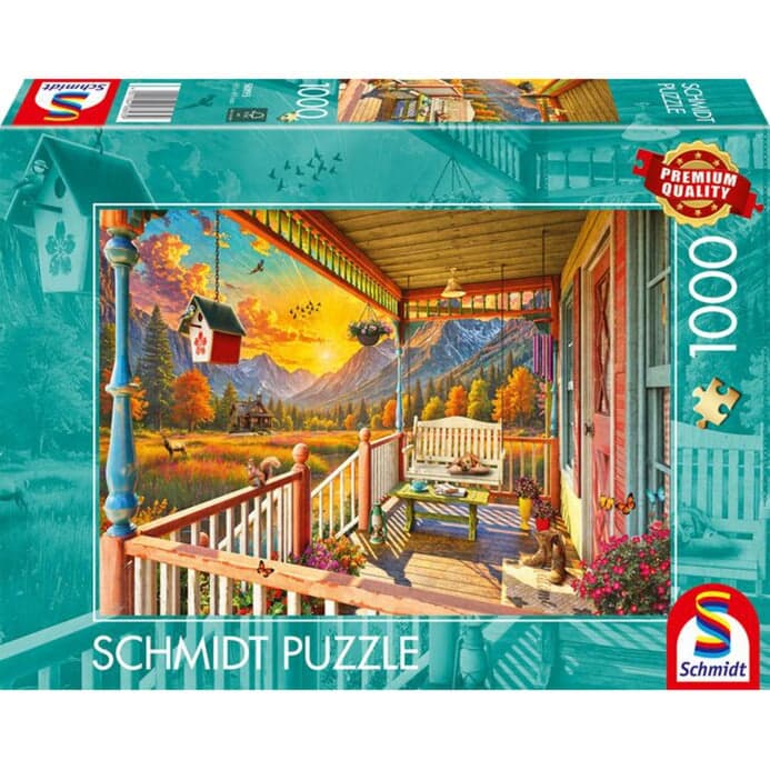 Bergland-Veranda, Puzzle – Bild 1