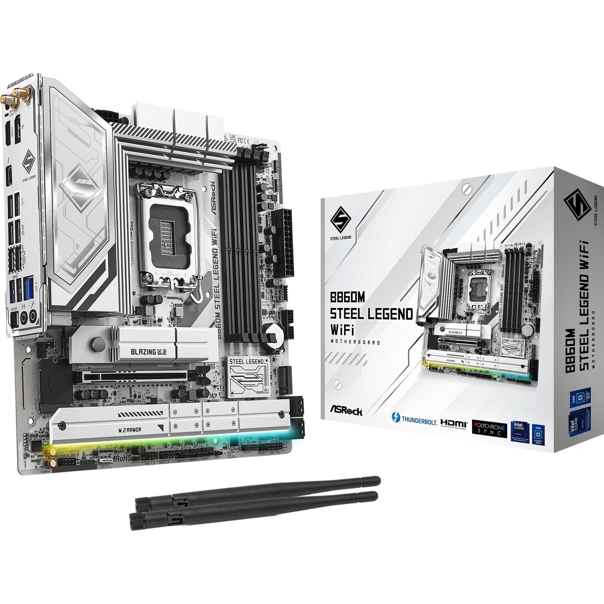 B860M Steel Legend WiFi, Mainboard – Bild 1