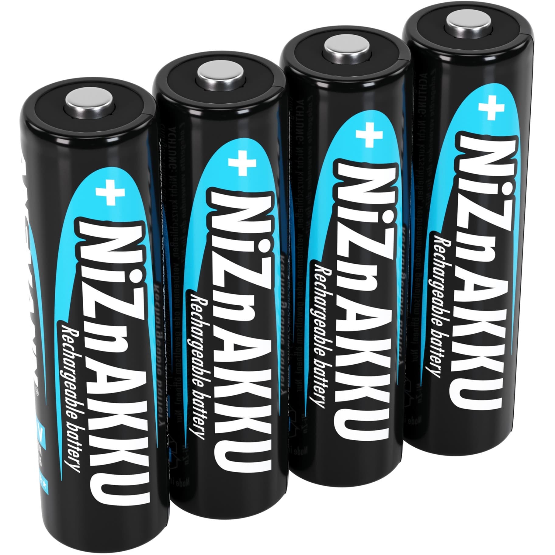 NiZN Akku Mignon AA 2500mWh 4er – Bild 1
