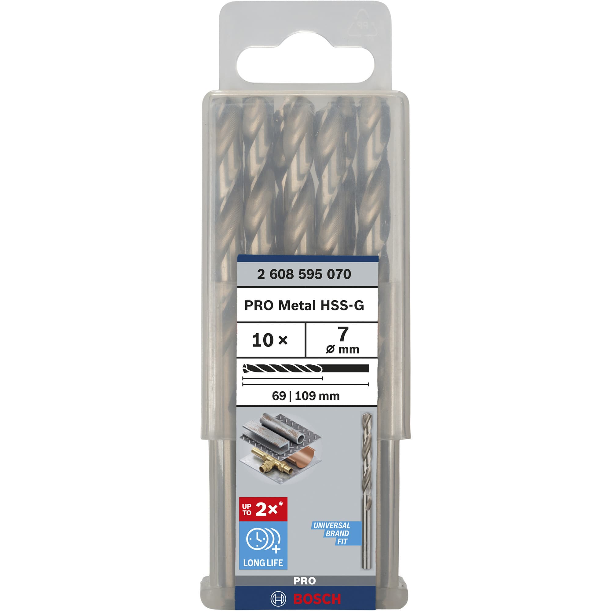 PRO Metal HSS-G Spiralbohrer, Ø 7mm – Bild 1
