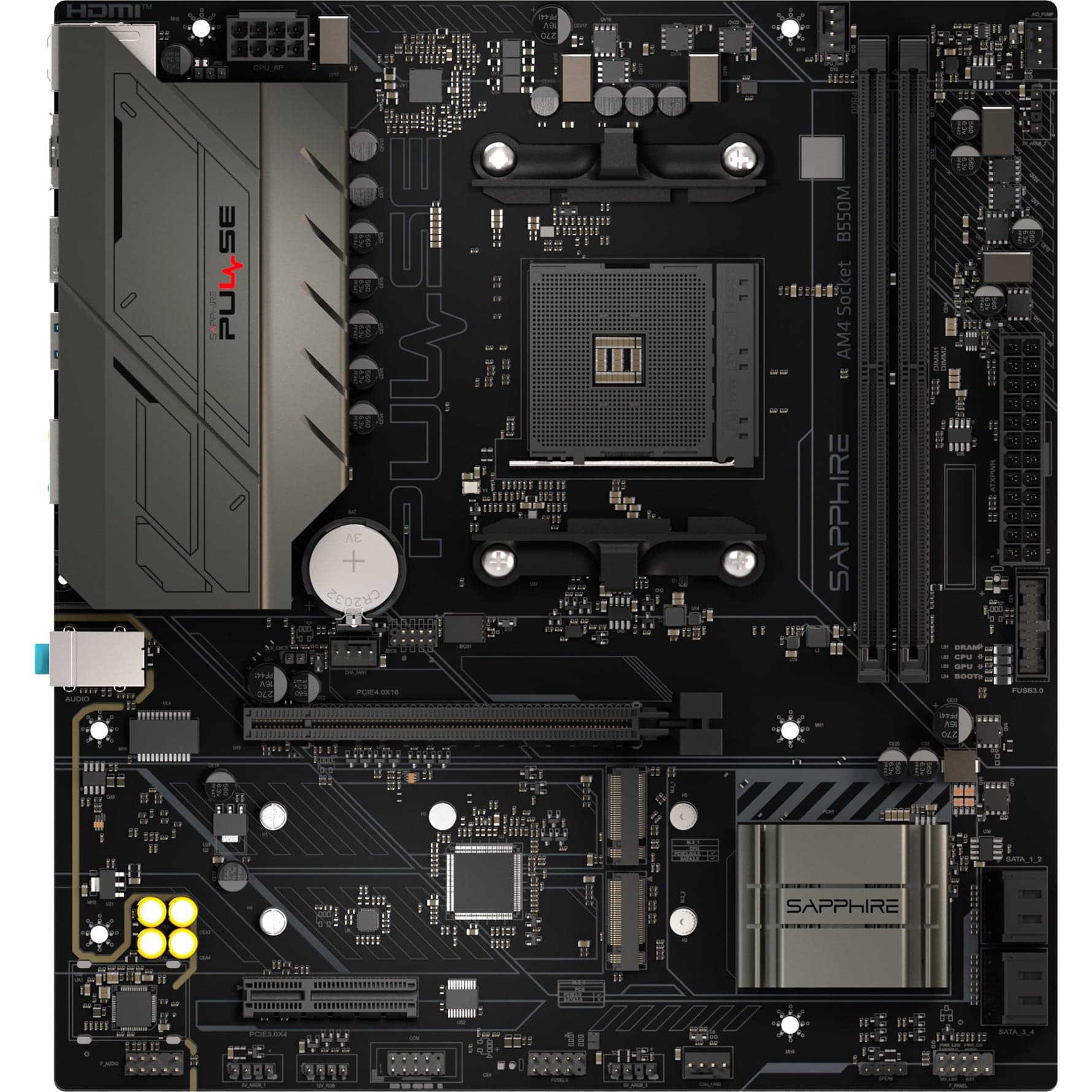 PULSE B550M, Mainboard – Bild 1