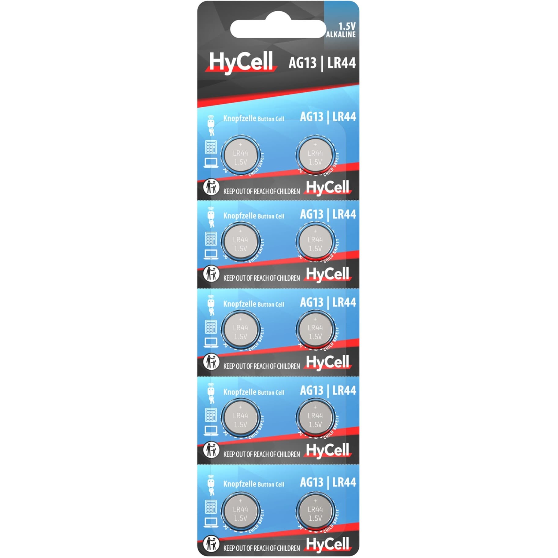 Alkaline LR44, Batterie – Bild 1