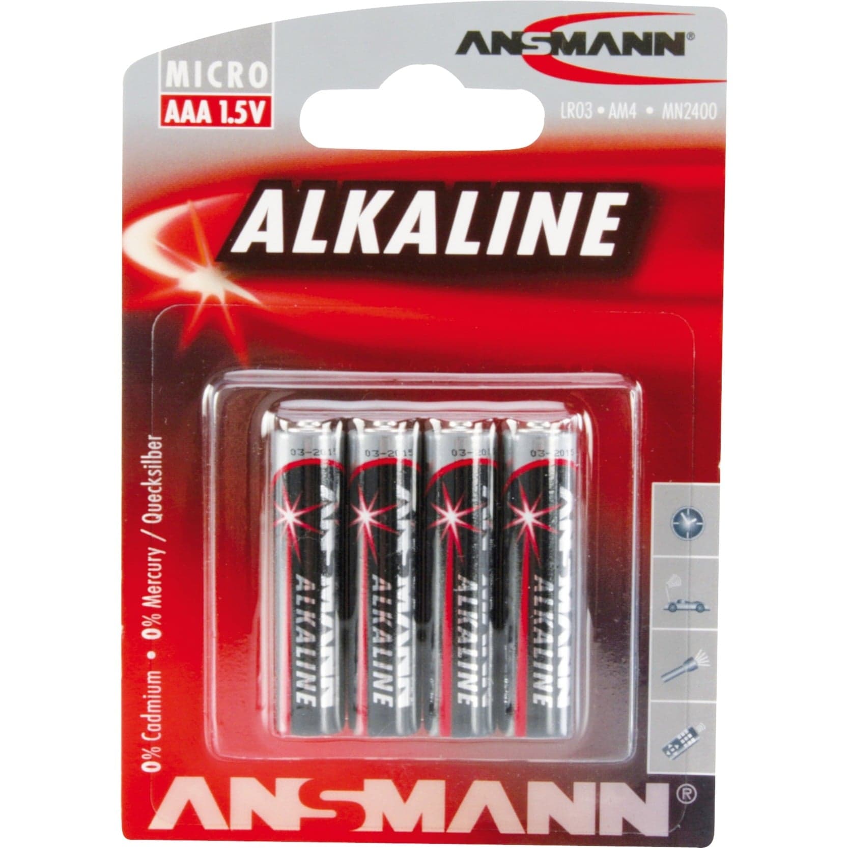 Alkaline Red, Batterie – Bild 1