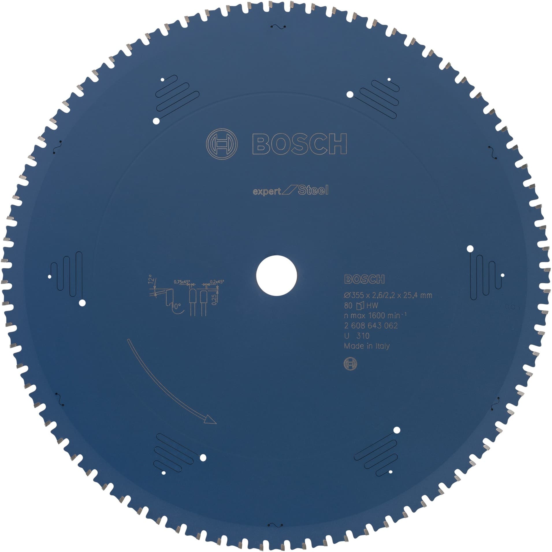 EXPERT Steel Kreissägeblatt, Ø 355mm, 80Z – Bild 1