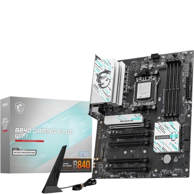 B840 GAMING PLUS WIFI, Mainboard – Bild 1