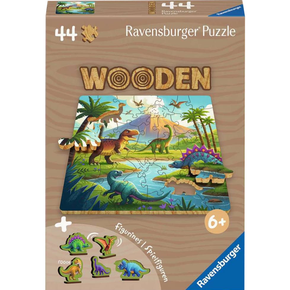 Wooden Puzzles Kids - Dinosaurier Welt – Bild 1