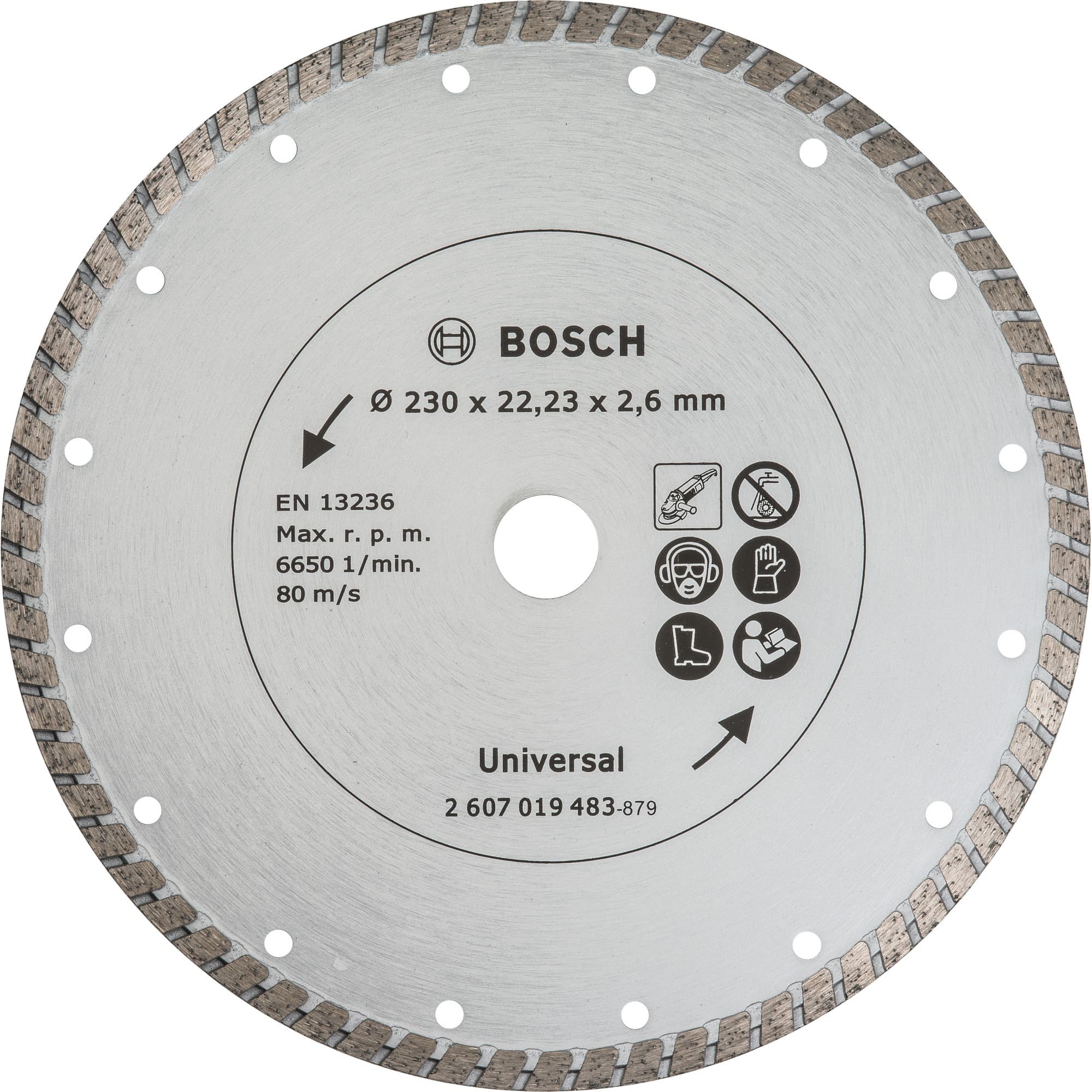 Diamanttrennscheibe Turbo, Ø 230mm – Bild 1