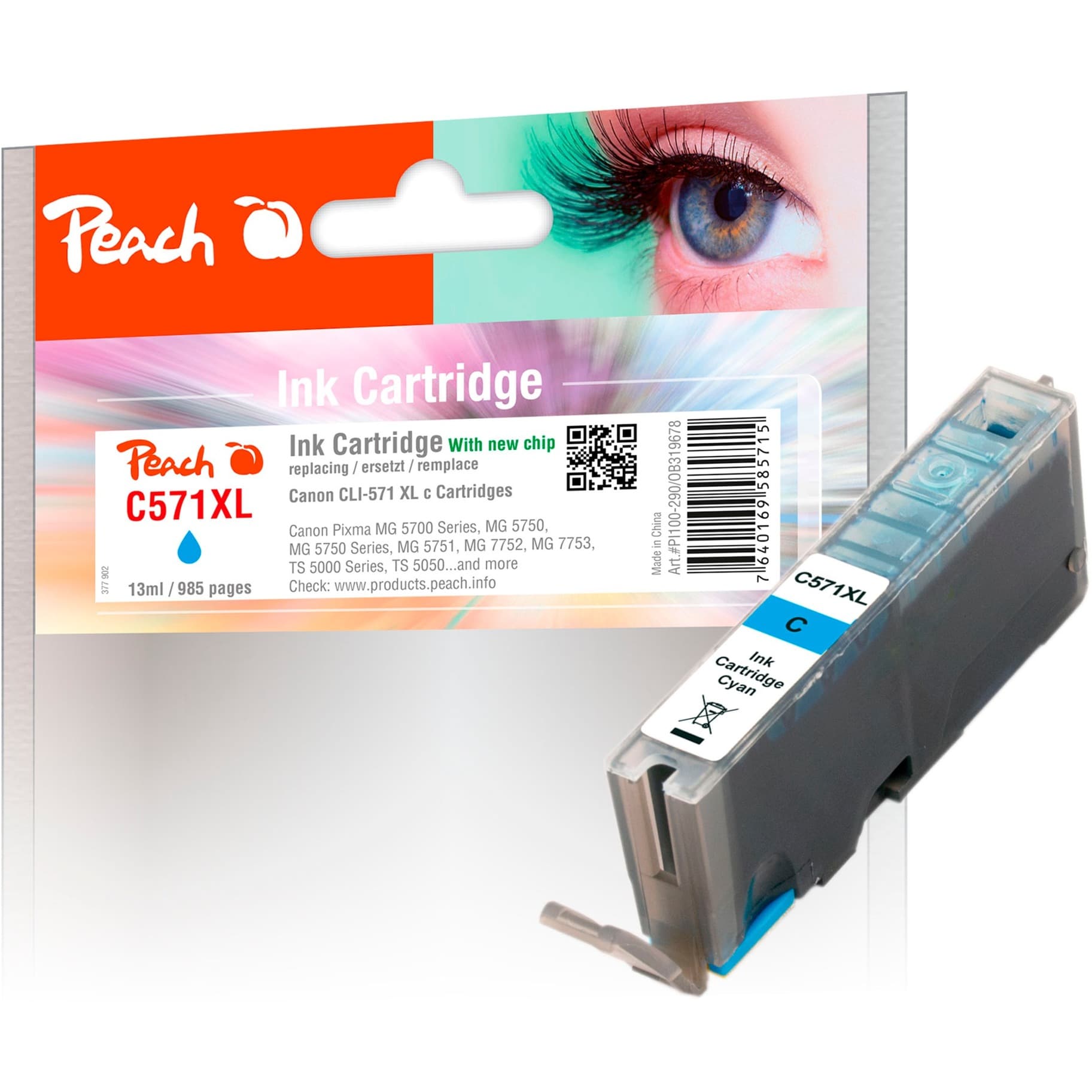 Tinte cyan PI100-290 – Bild 1
